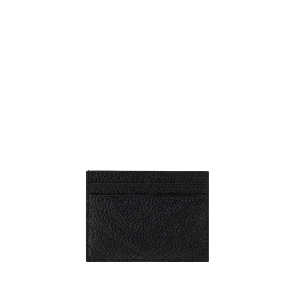 Saint Laurent Black Calf Leather Bos Taurus Wallet | Regal Royce