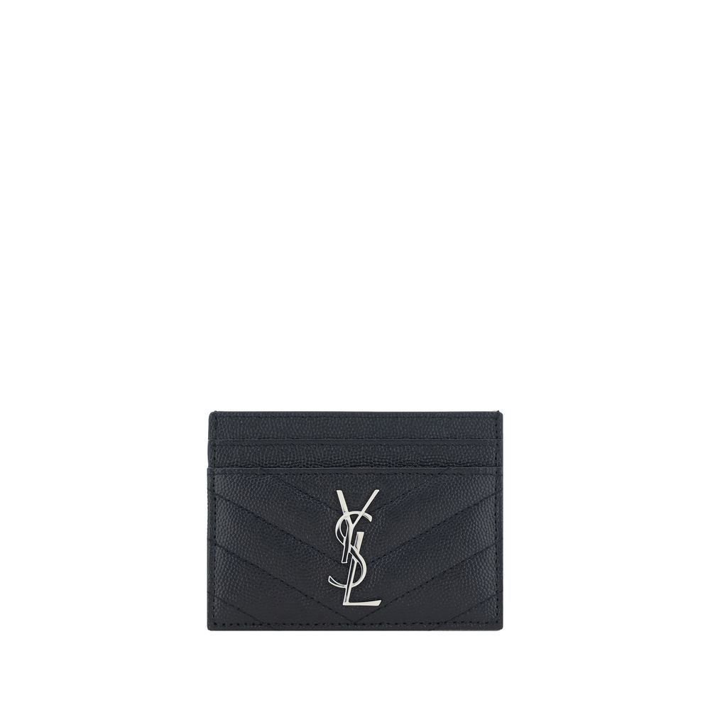 Saint Laurent Black Calf Leather Bos Taurus Wallet | Regal Royce