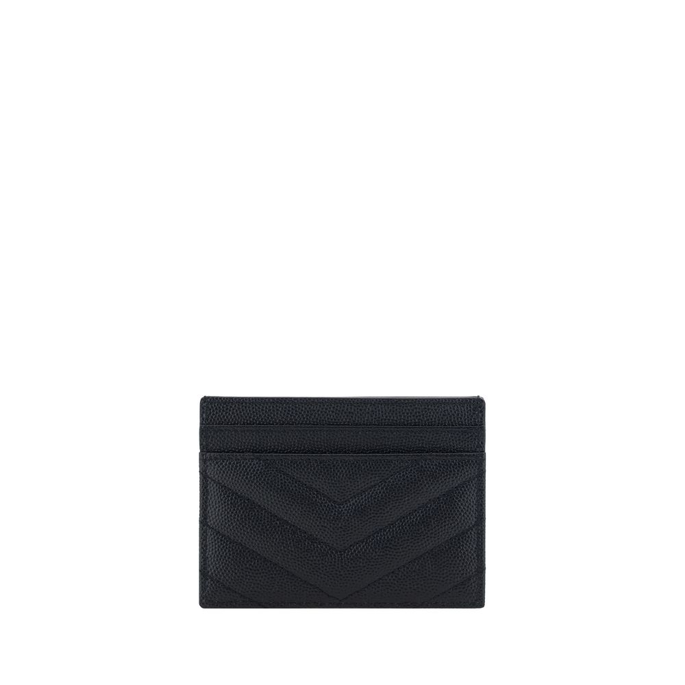 Saint Laurent Black Calf Leather Bos Taurus Wallet | Regal Royce