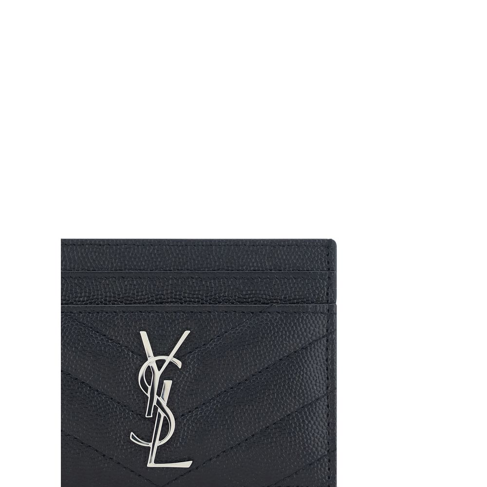 Saint Laurent Black Calf Leather Bos Taurus Wallet | Regal Royce
