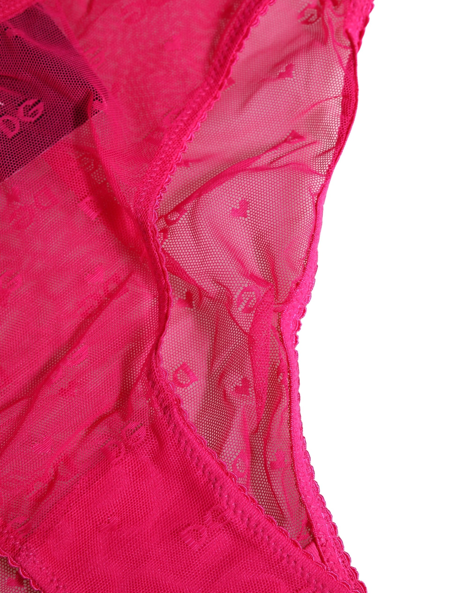 Dolce & Gabbana Pink Lace Cheekini Lingerie Panty Brief Underwear | Regal Royce