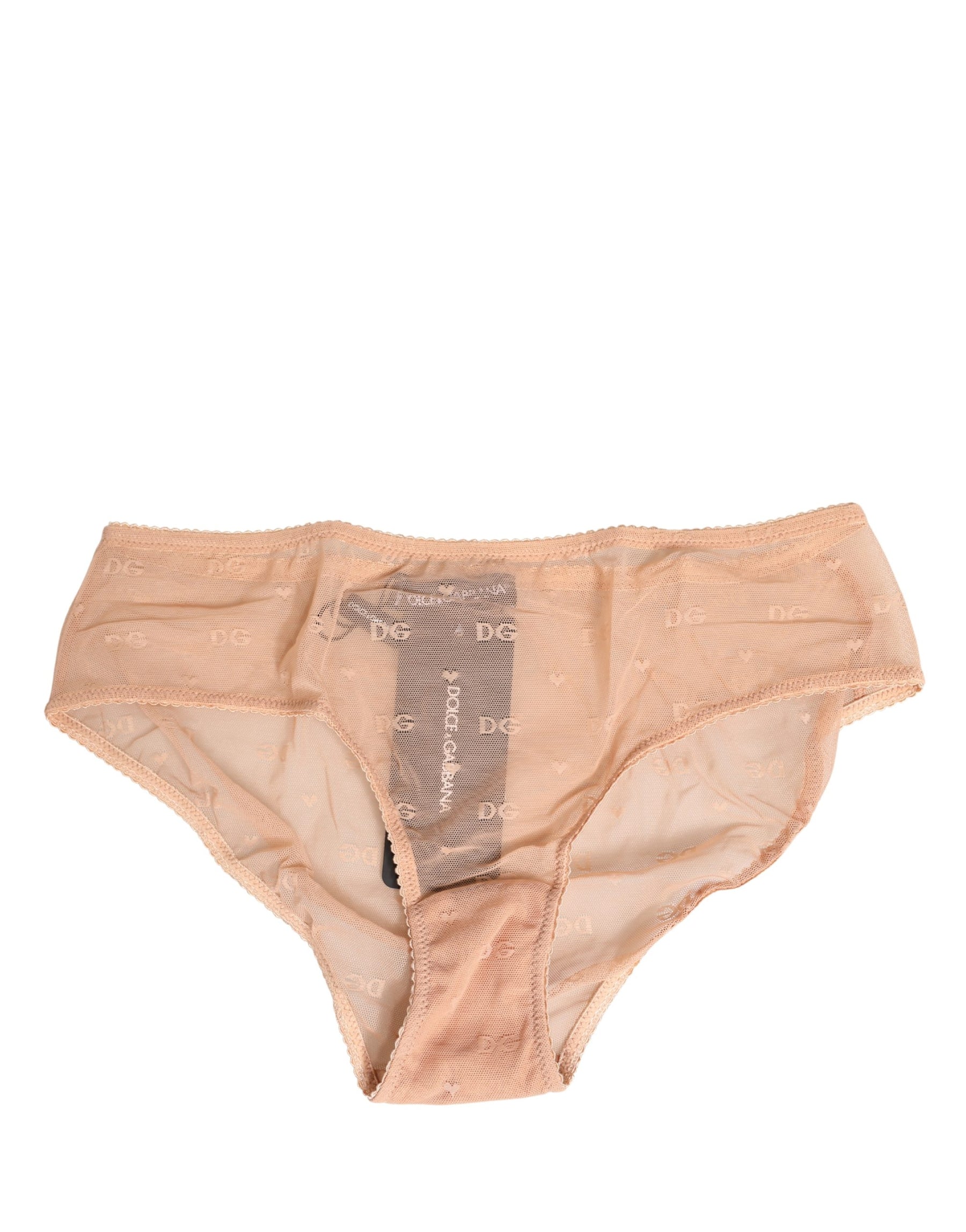 Dolce & Gabbana Beige Lace Cheekini Lingerie Panty Brief Underwear | Regal Royce
