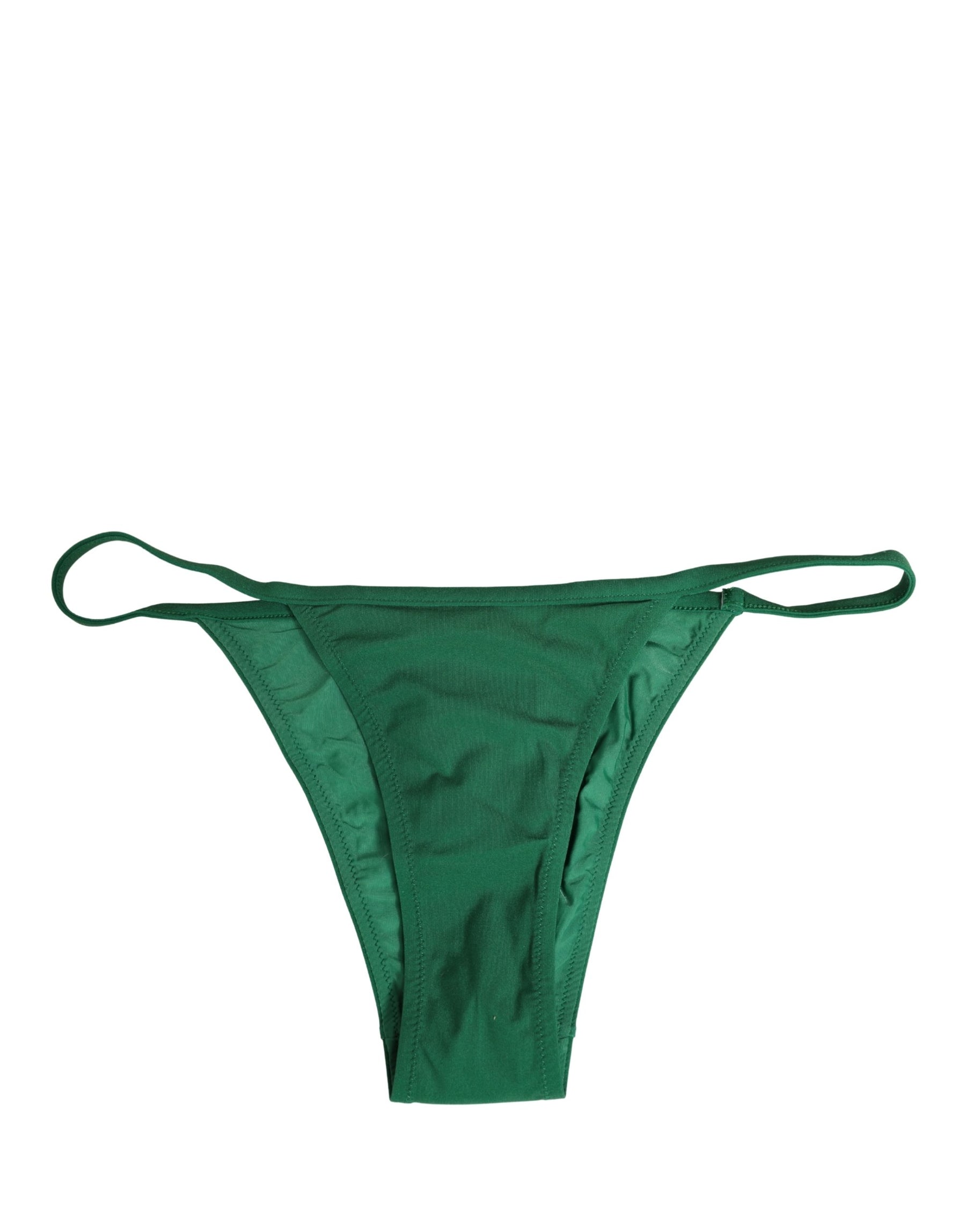 Dolce & Gabbana Green Nylon Bottom Beachwear Bikini Swimwear | Regal Royce