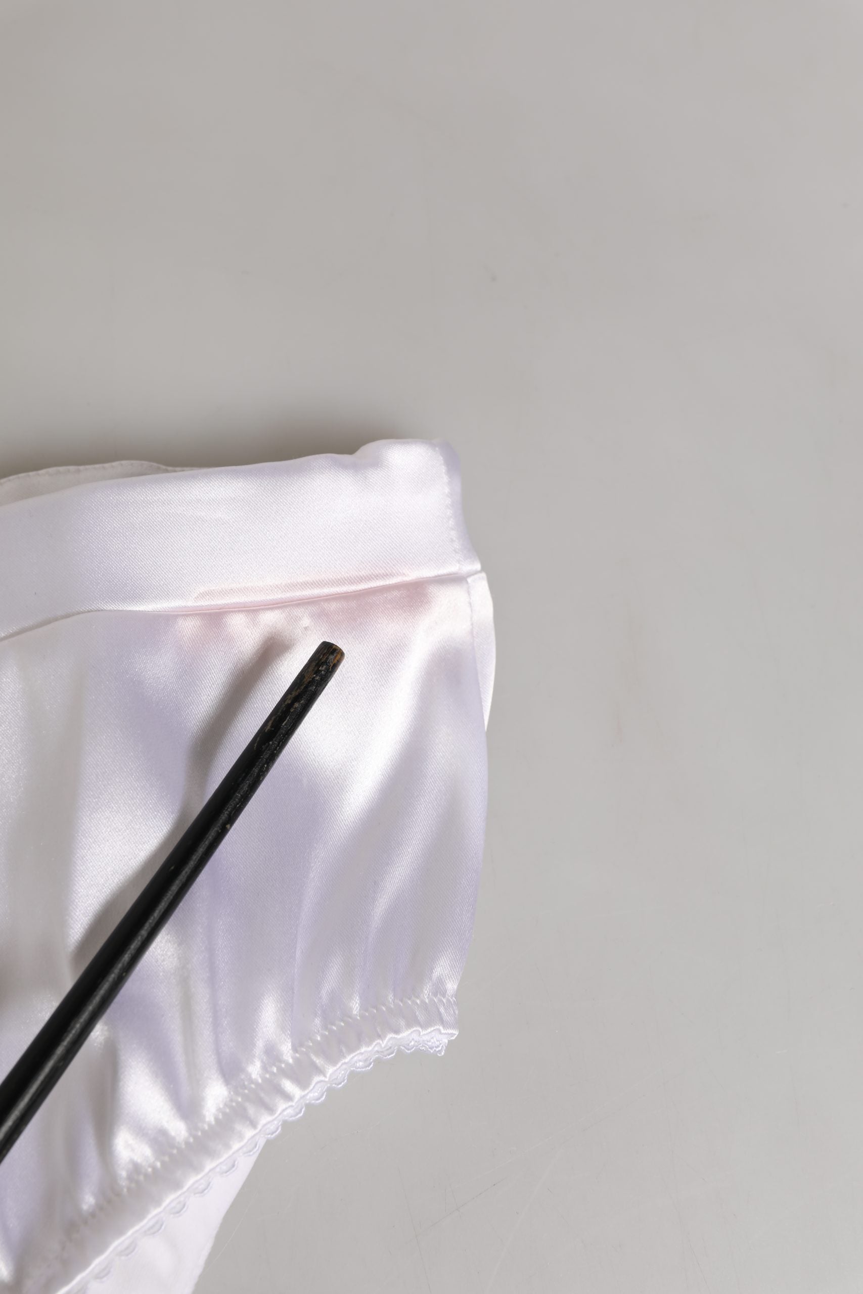 Dolce & Gabbana White Silk Satin Lingerie Panty Brief Underwear | Regal Royce