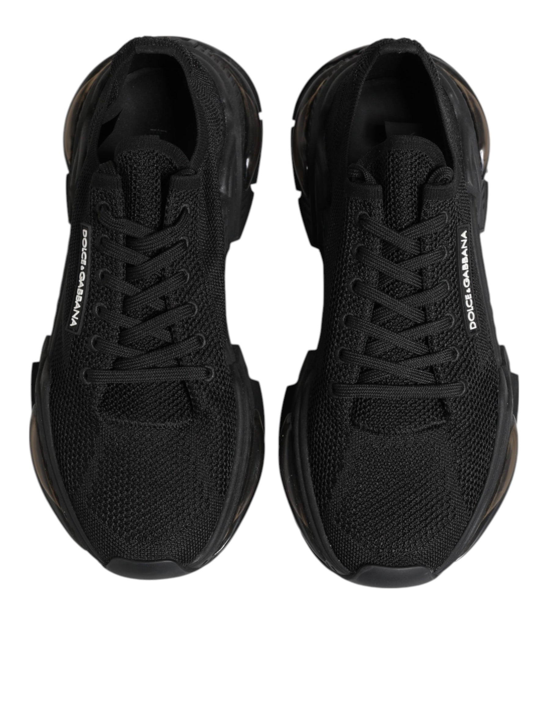 Dolce & Gabbana Black Airmaster Low Top Men Sneakers Shoes | Regal Royce