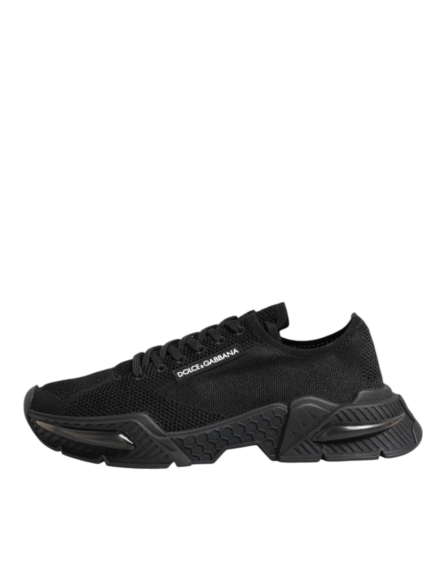 Dolce & Gabbana Black Airmaster Low Top Men Sneakers Shoes | Regal Royce