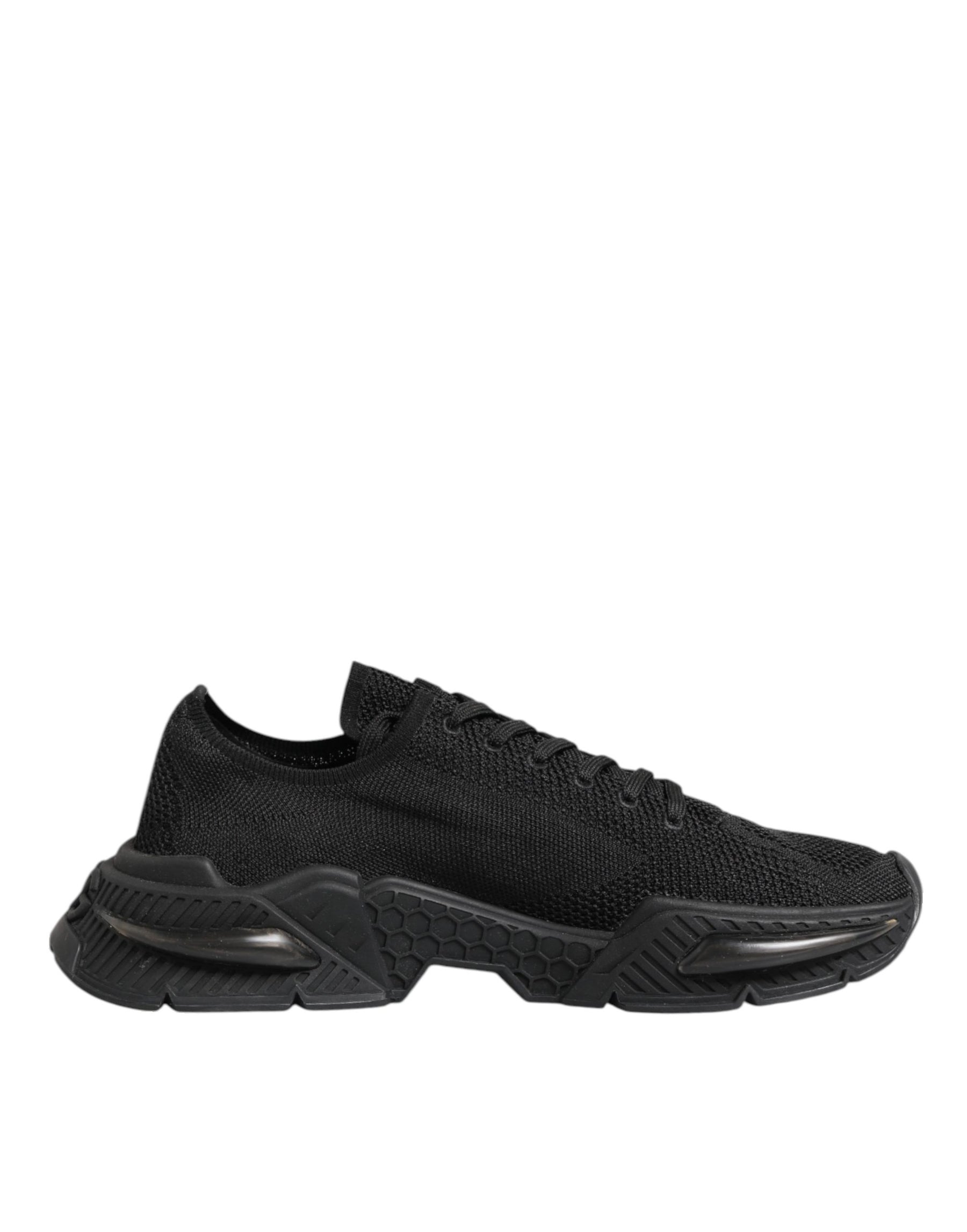 Dolce & Gabbana Black Airmaster Low Top Men Sneakers Shoes | Regal Royce