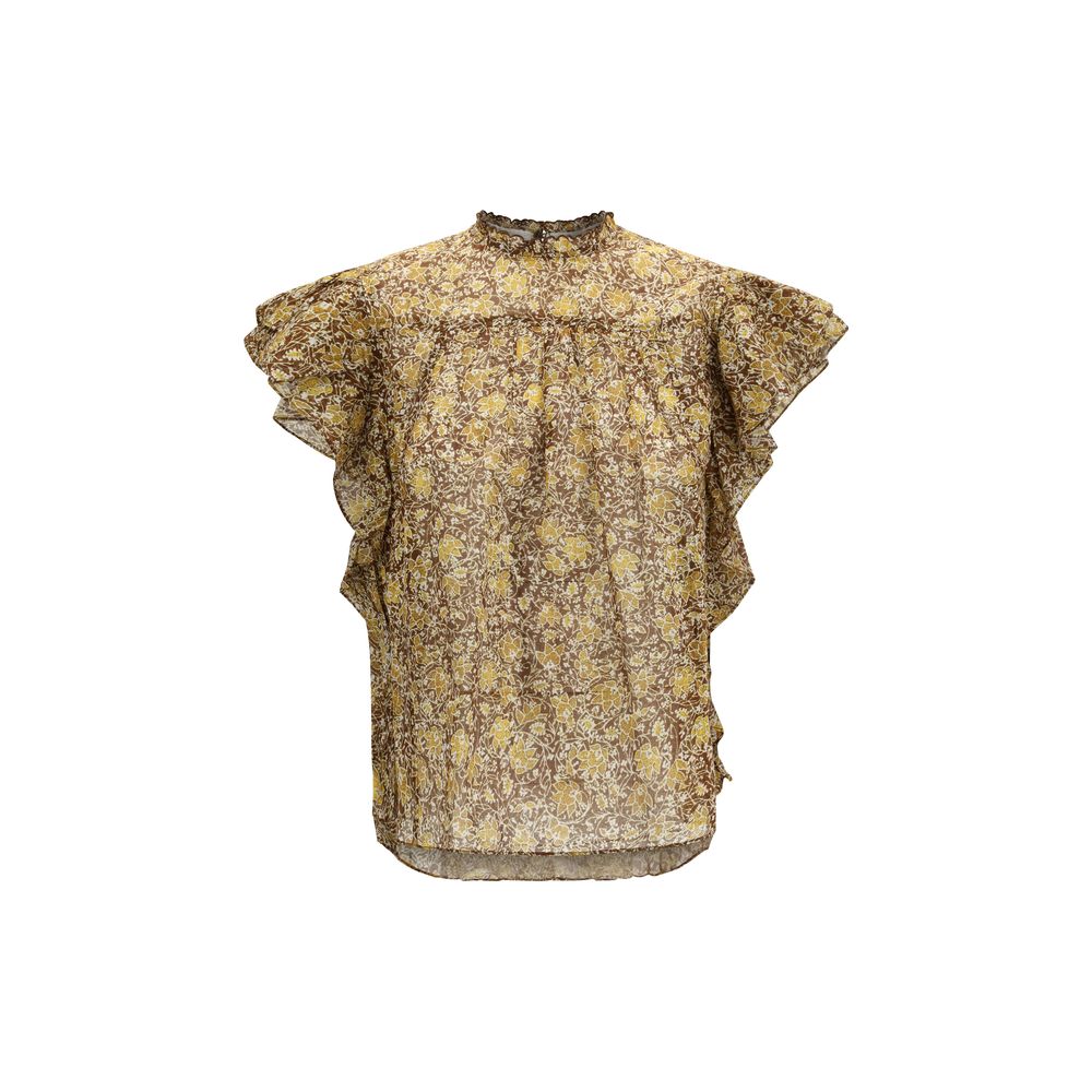 Marant Etoile Bicolor Cotton Blouse | Regal Royce