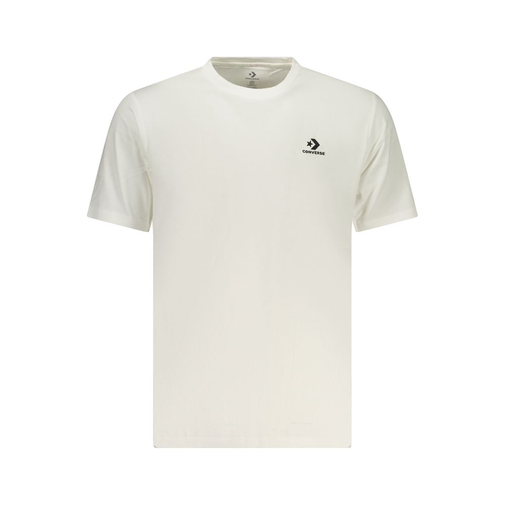 Converse Bianco Cotton Men T-Shirt | Regal Royce
