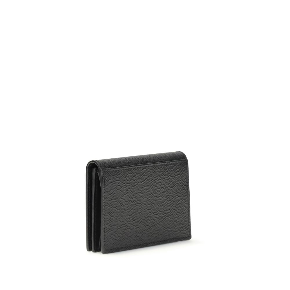 Saint Laurent Black Calf Leather Bos Taurus Wallet | Regal Royce