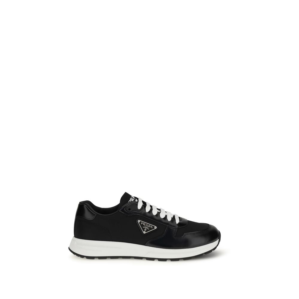 Prada Black Recycled Polyamide Athletic Sneakers | Regal Royce