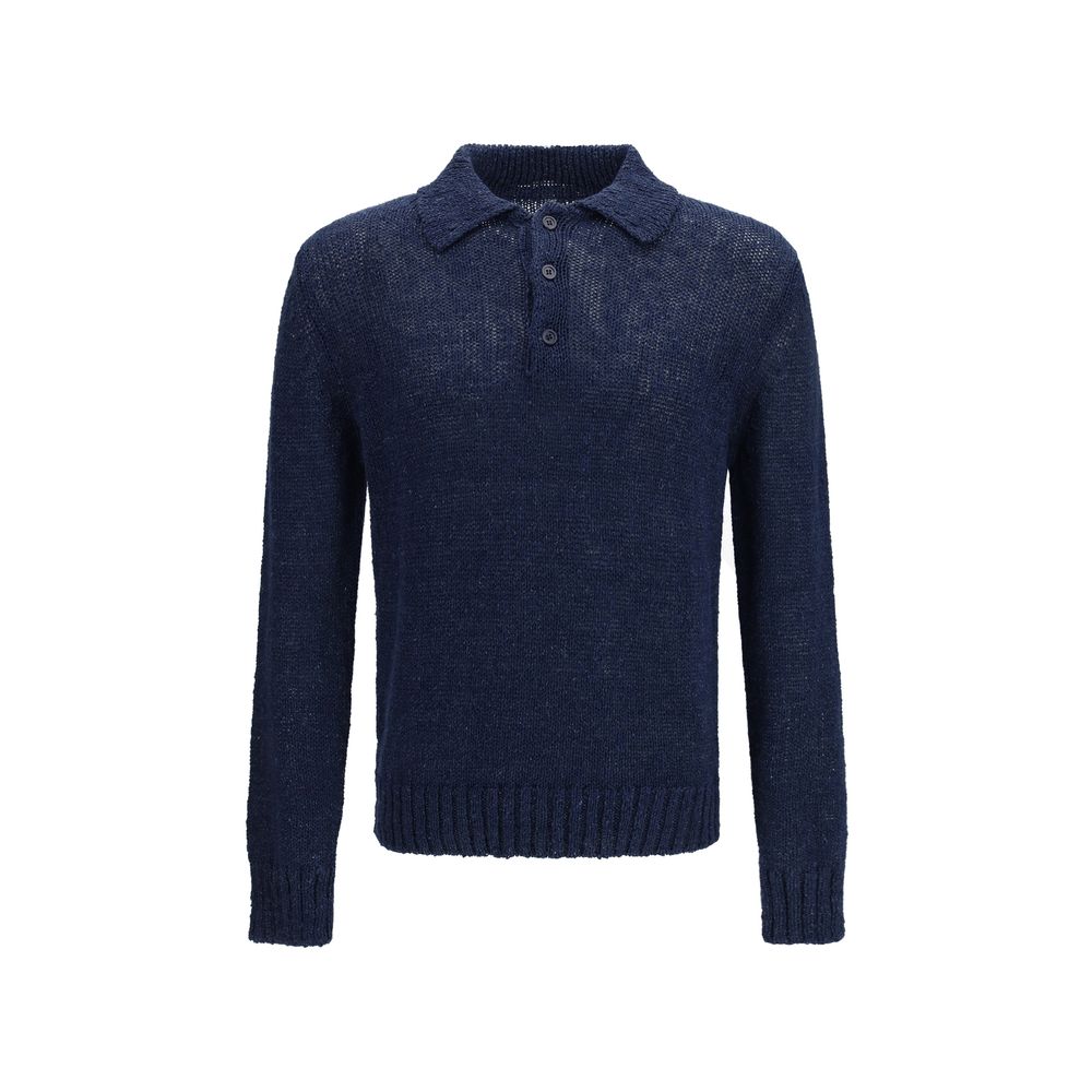 Sunflower Blue Cotton Polo Shirt | Regal Royce
