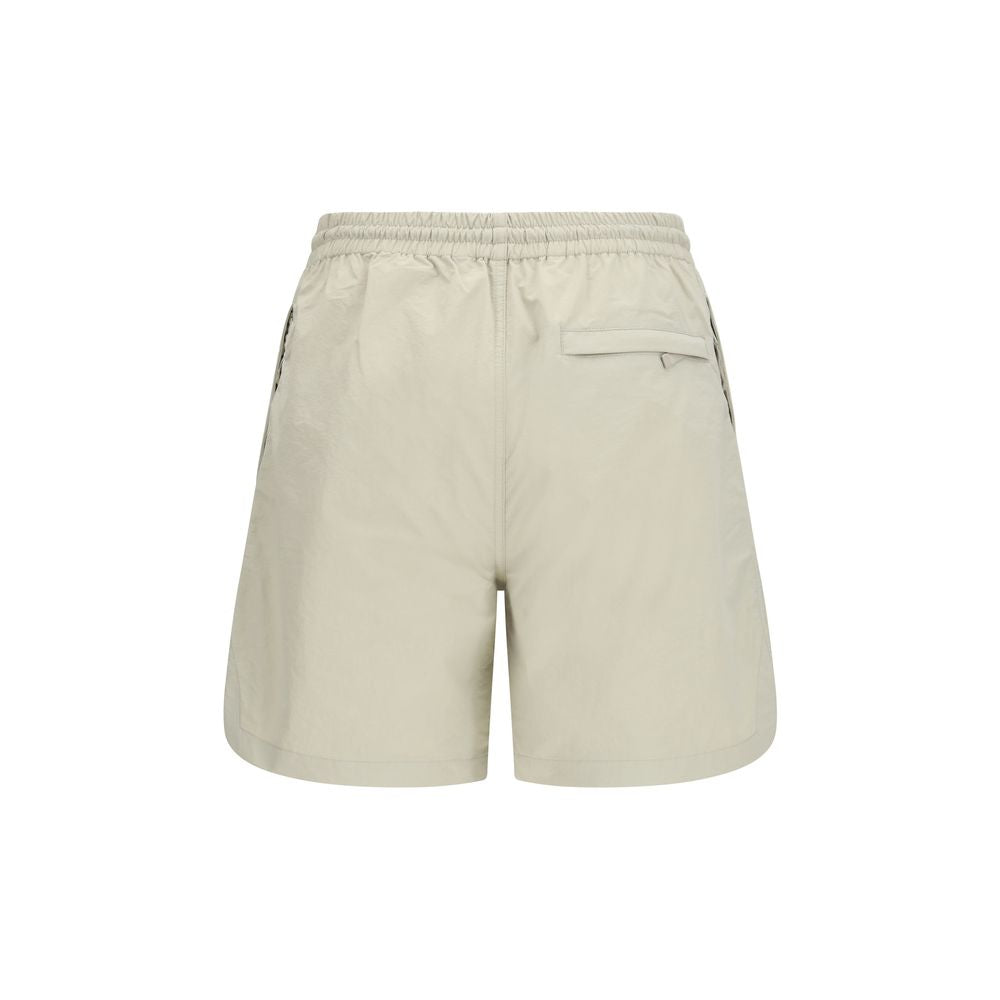 Sunflower Beige Nylon Bermuda Shorts | Regal Royce