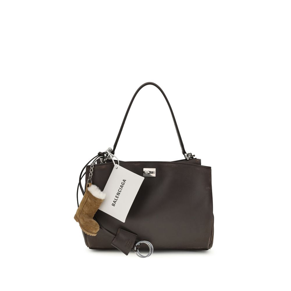 Balenciaga Brown Calf Leather Bos Taurus Shoulder Bag | Regal Royce
