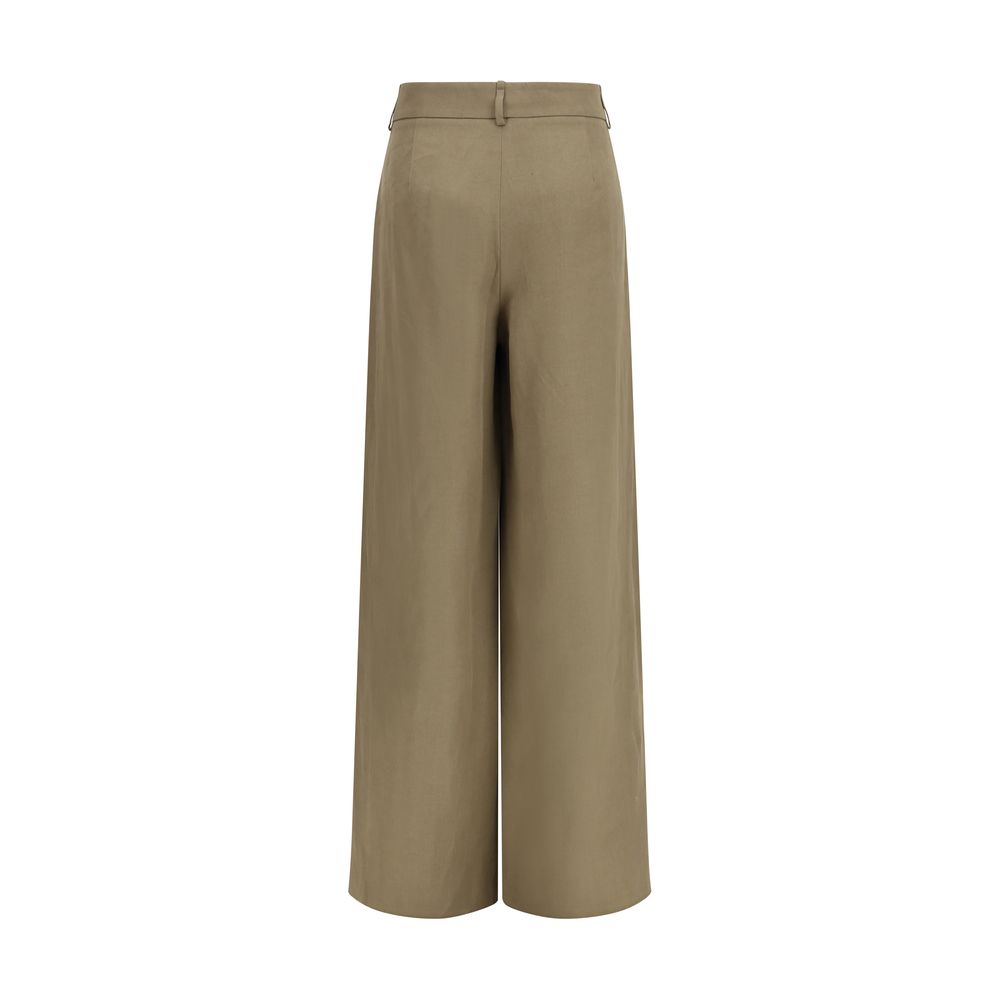 Giorgio Armani Beige Linen Casual Pants | Regal Royce