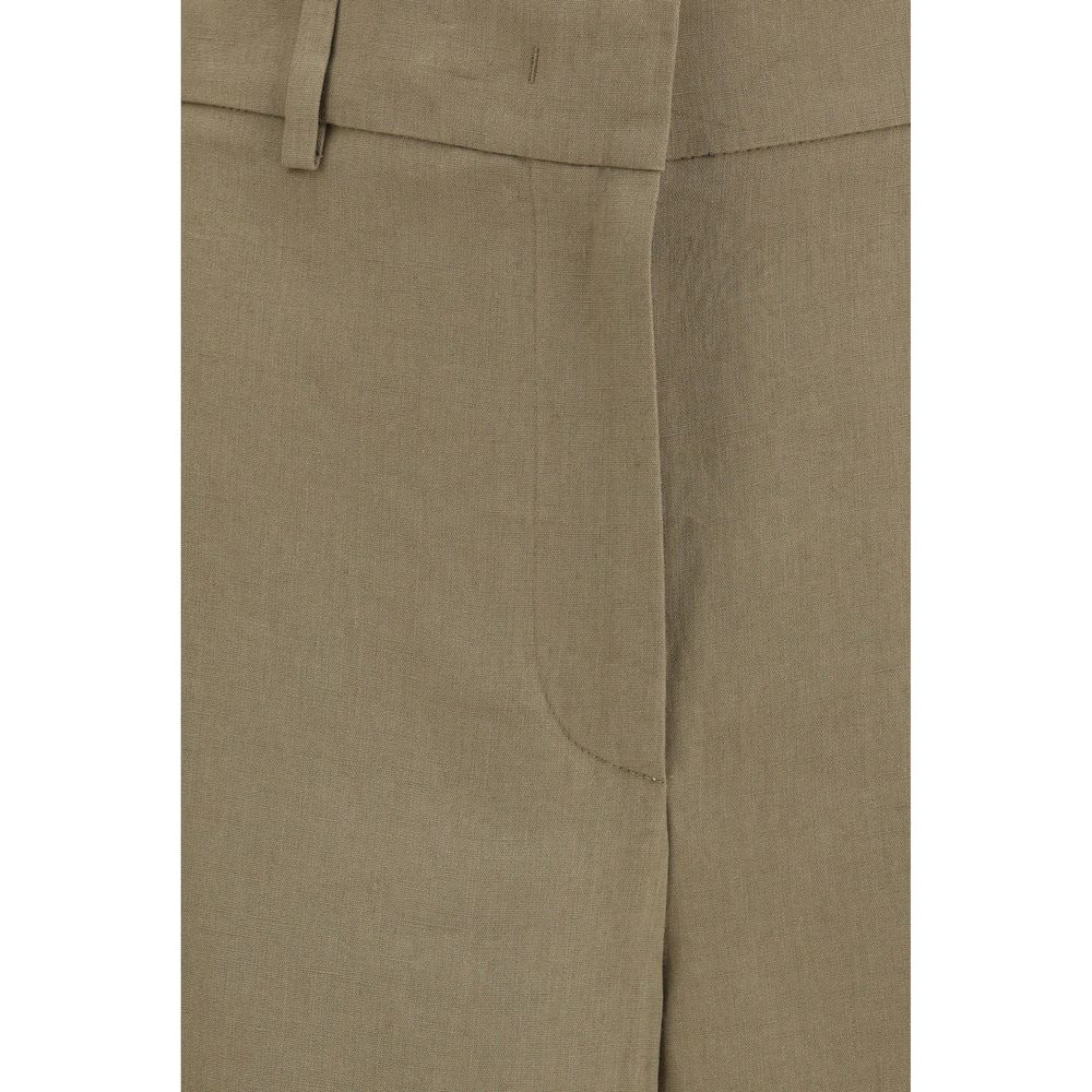Giorgio Armani Beige Linen Casual Pants | Regal Royce