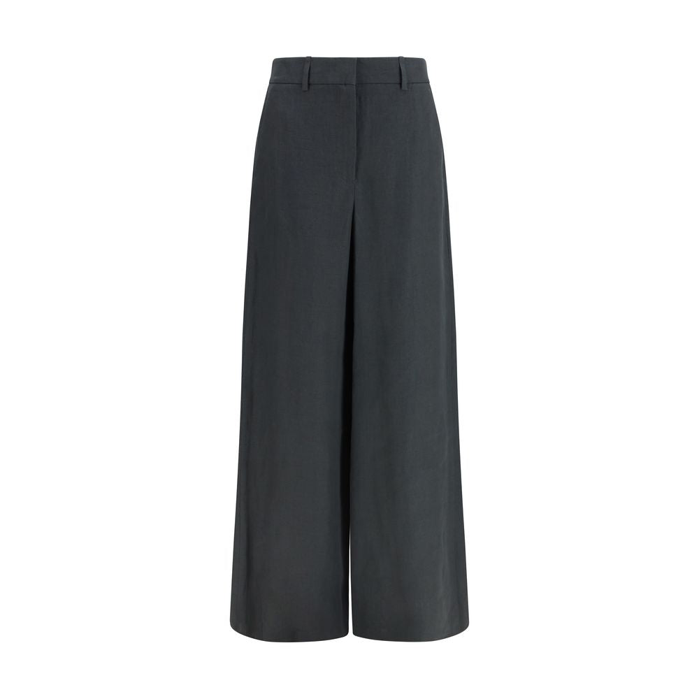 Giorgio Armani Gray Linen Casual Pants | Regal Royce