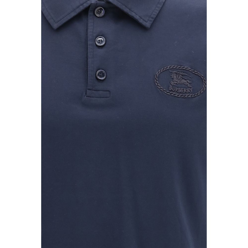 Burberry Blue Cotton Polo Shirt | Regal Royce