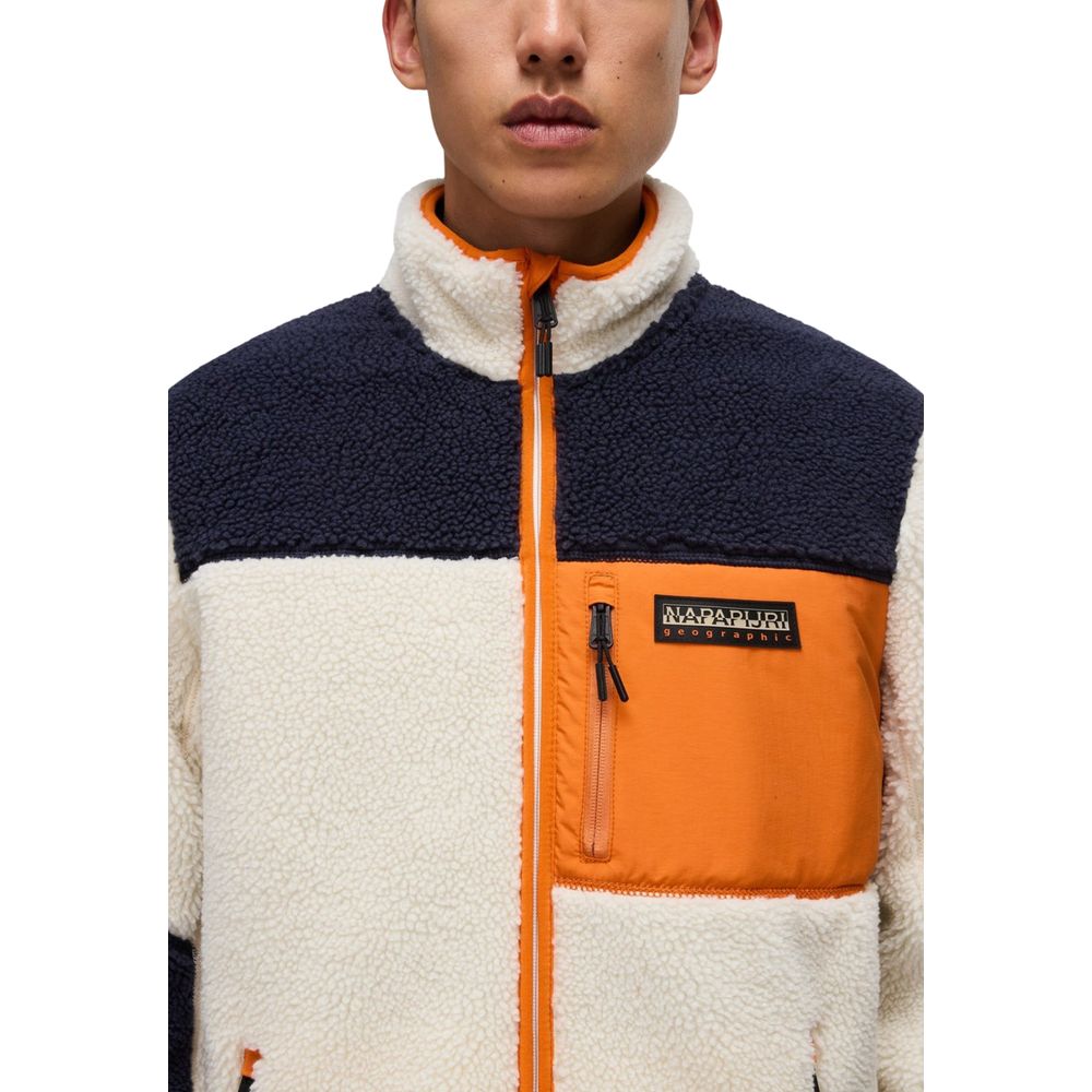 Napapijri Orange Polyester Sweatshirt | Regal Royce