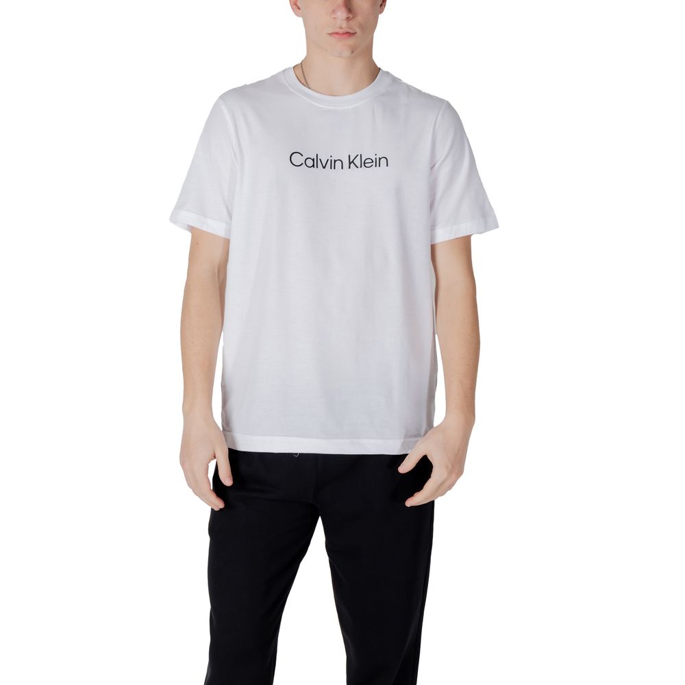 Calvin Klein Sport White Cotton T-Shirt | Regal Royce