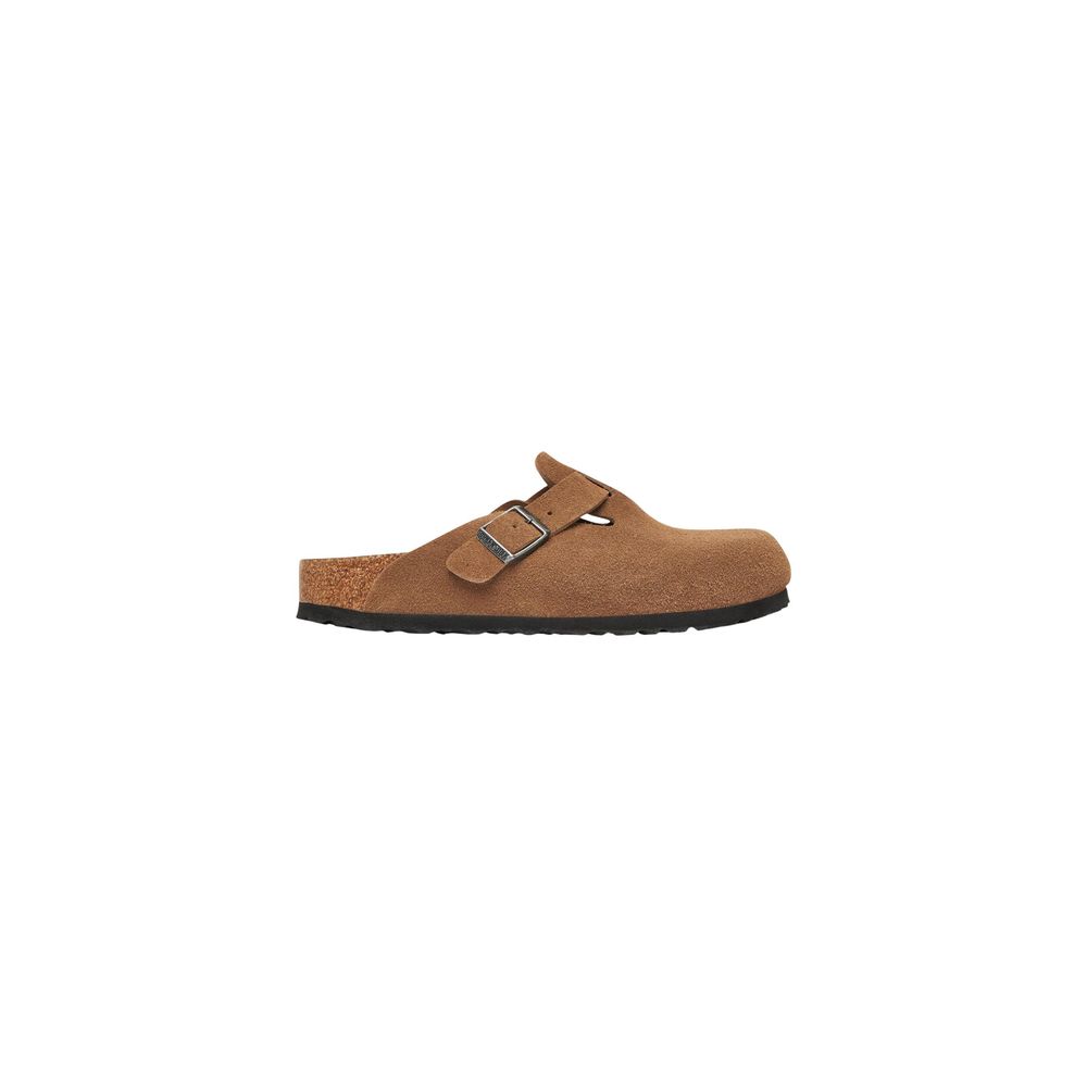 Birkenstock Beige Suede Leather Mules | Regal Royce
