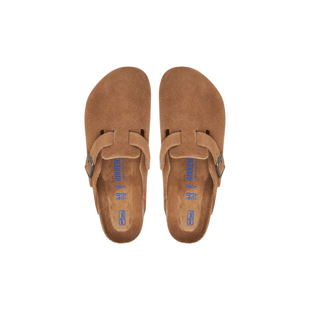 Birkenstock Beige Suede Leather Mules | Regal Royce