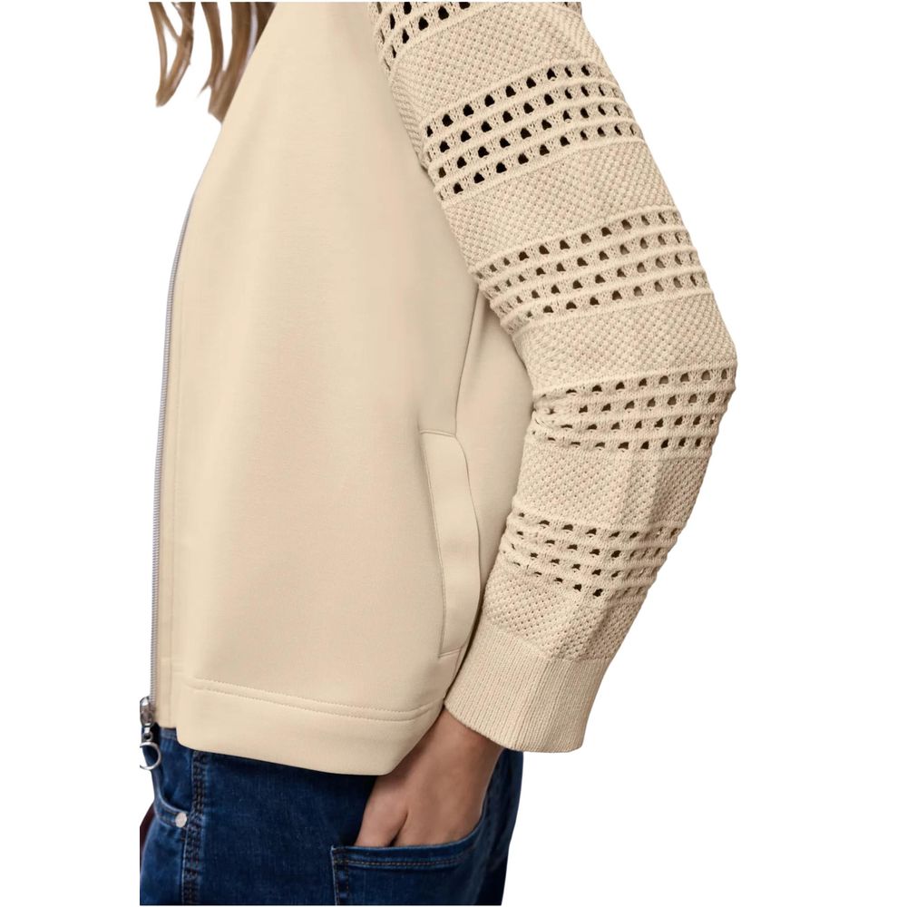 Street One Beige Modal Sweatshirt | Regal Royce