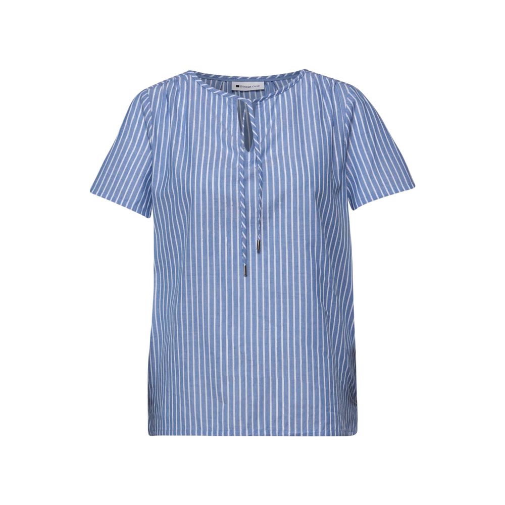 Street One Blue Cotton Blouse | Regal Royce