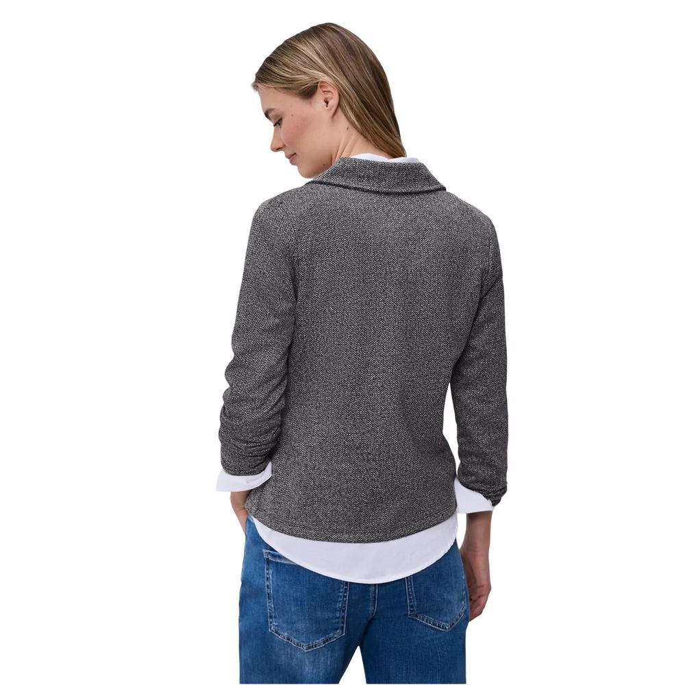 Street One Blue Polyester Blazer | Regal Royce