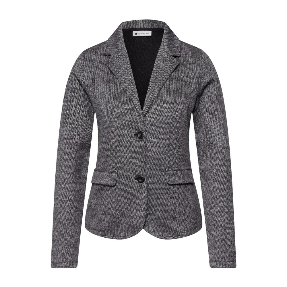 Street One Blue Polyester Blazer | Regal Royce