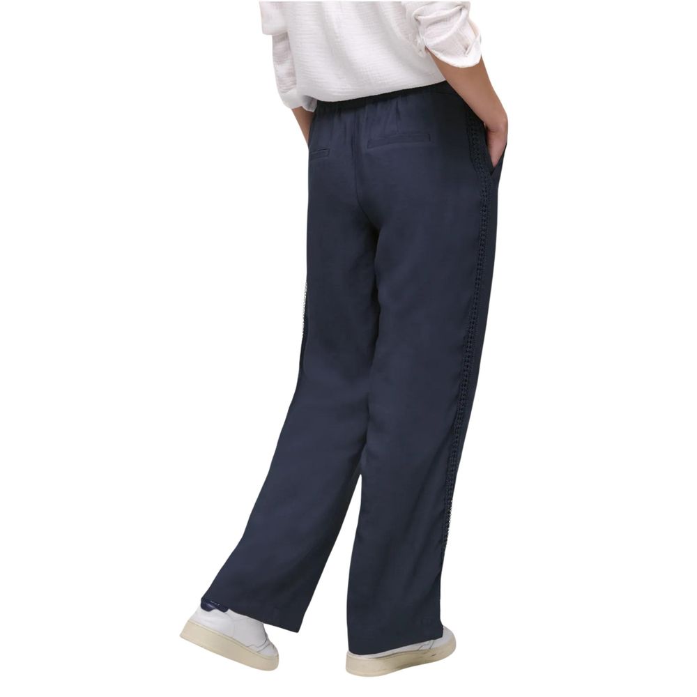 Street One Blue Modal Casual Pants | Regal Royce