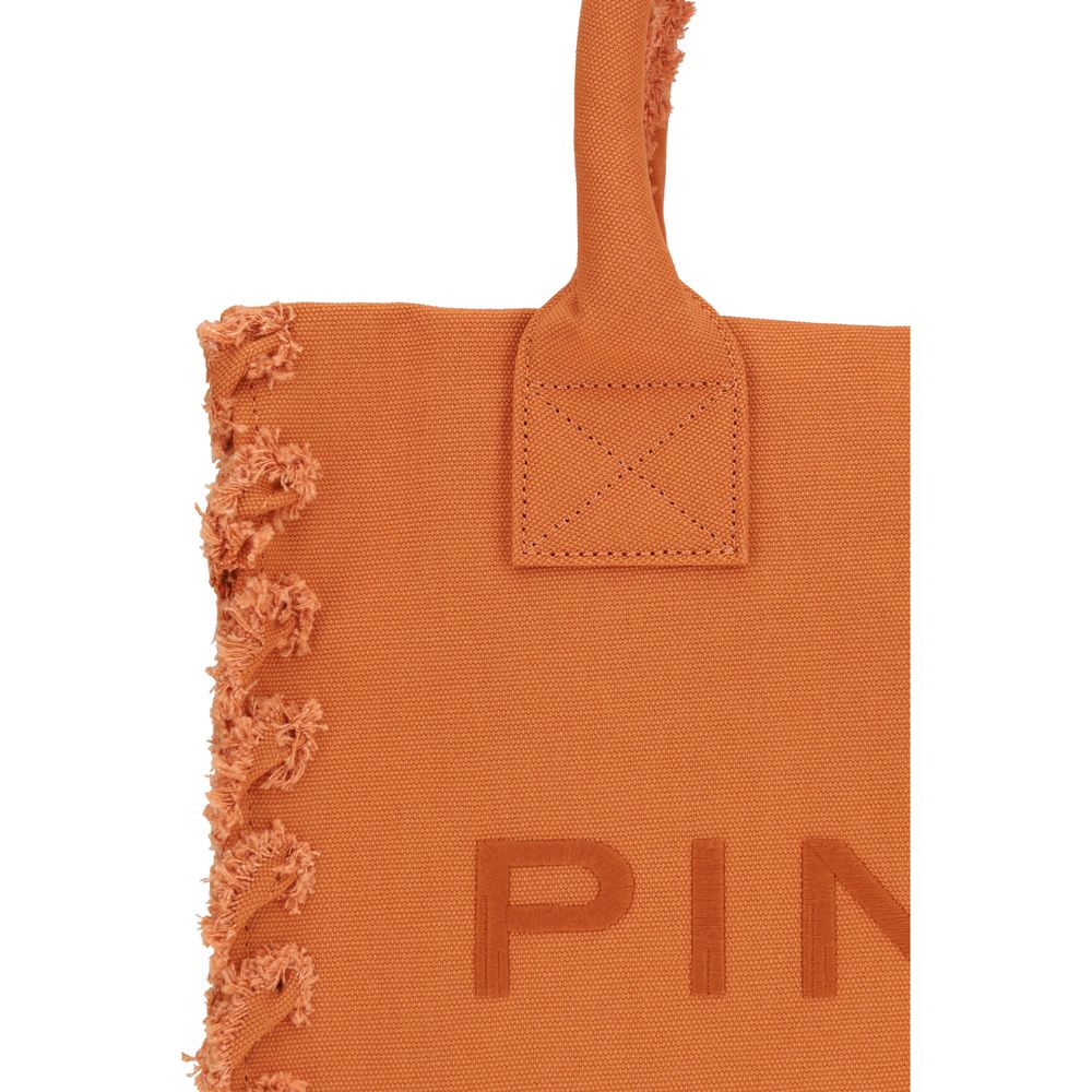 PINKO Orange Cotton Shoulder Bag | Regal Royce
