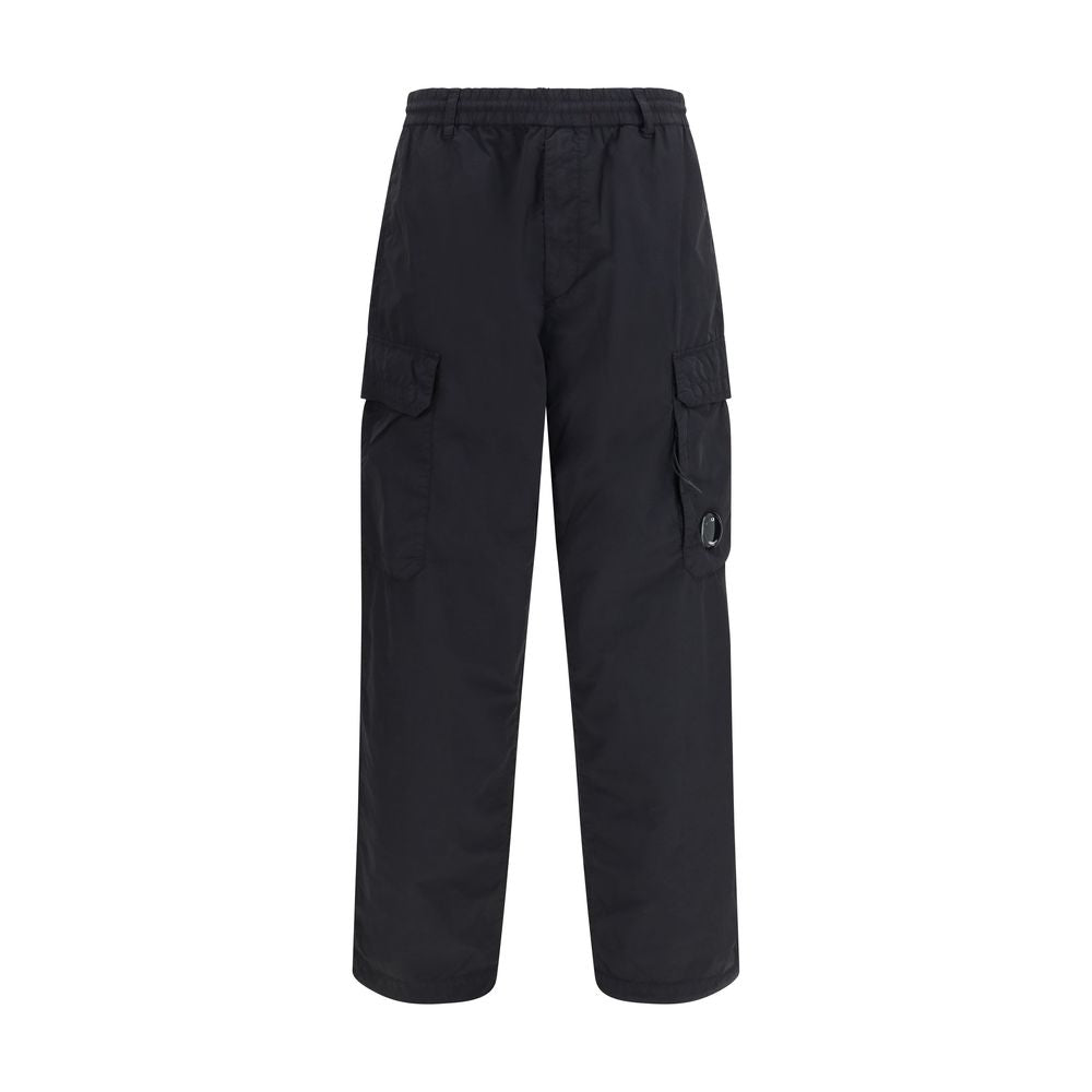 C.P. Company Black Polyamide Cargo Pants | Regal Royce