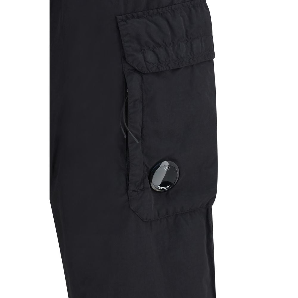 C.P. Company Black Polyamide Cargo Pants | Regal Royce