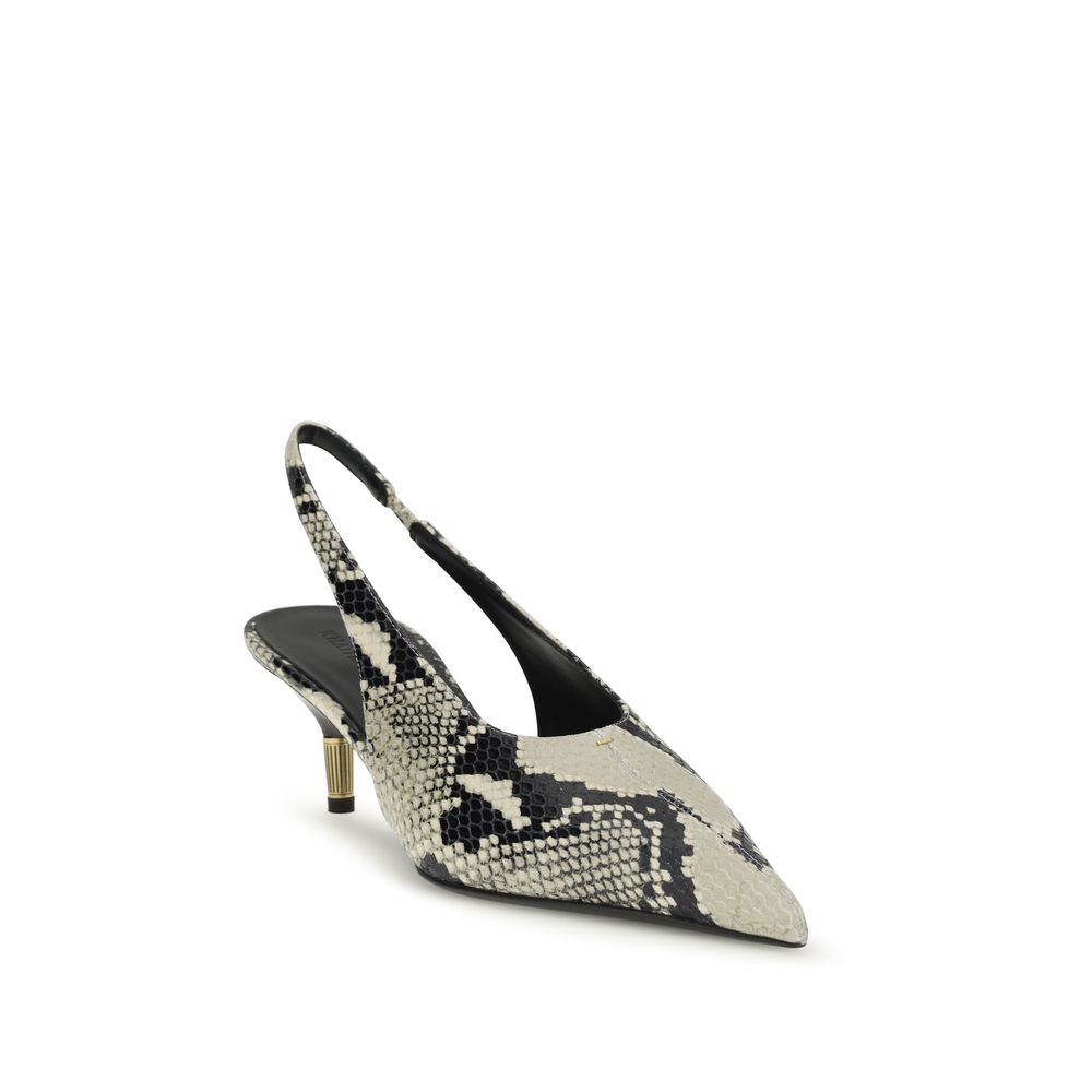 Khaite Multicolor Calf Leather Bos Taurus High Heel Pumps | Regal Royce