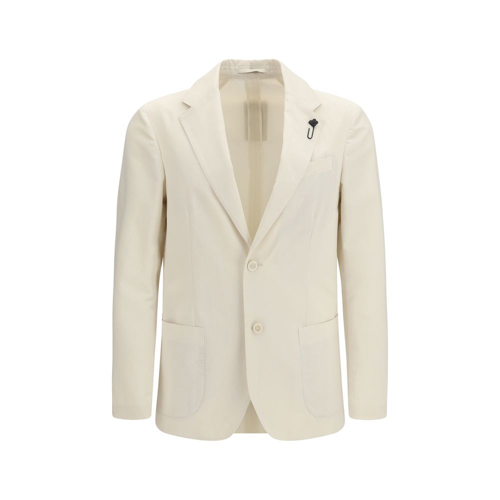 Lardini White Cotton Blazer | Regal Royce