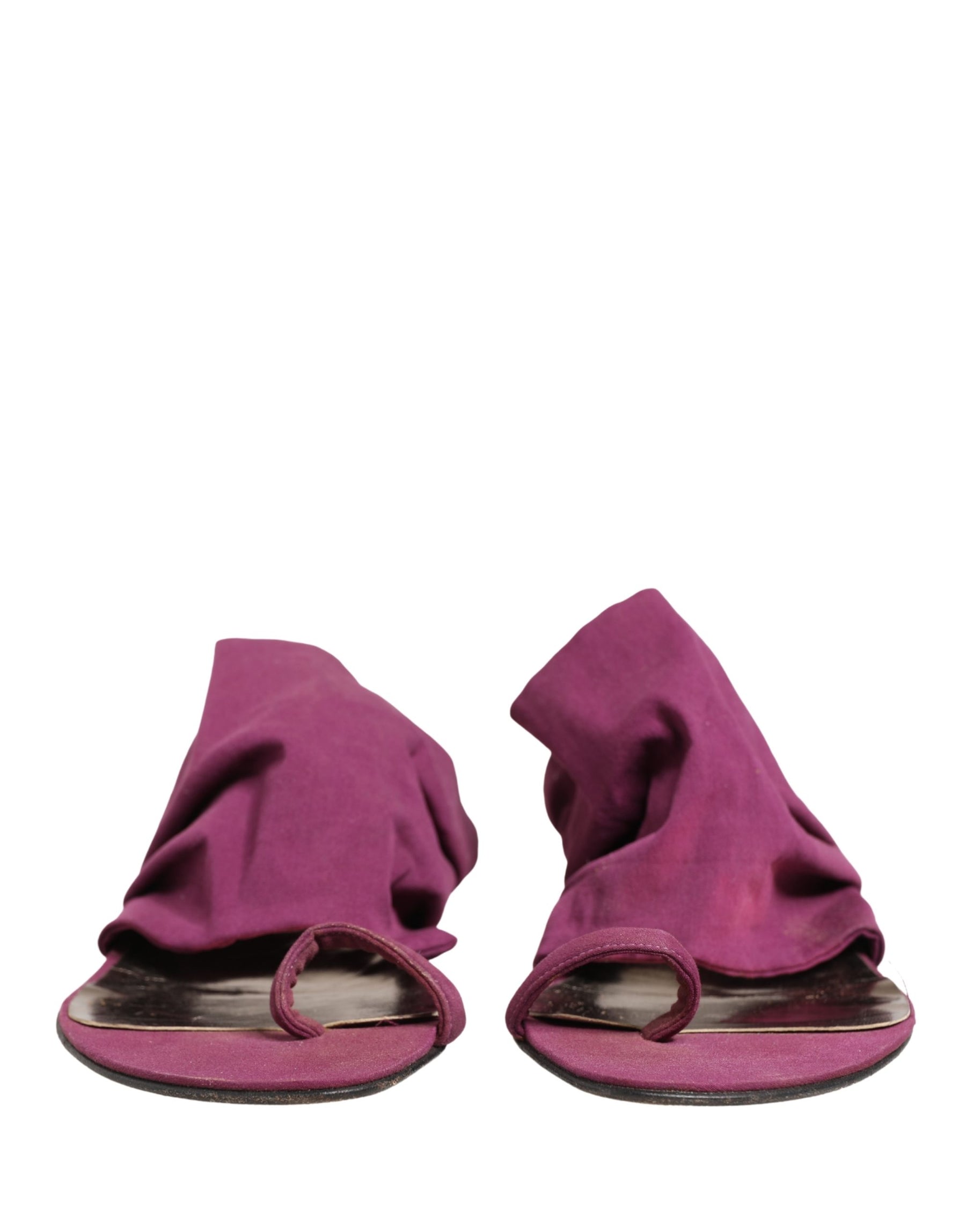 Dolce & Gabbana Violet Heels Sandals Shoes | Regal Royce