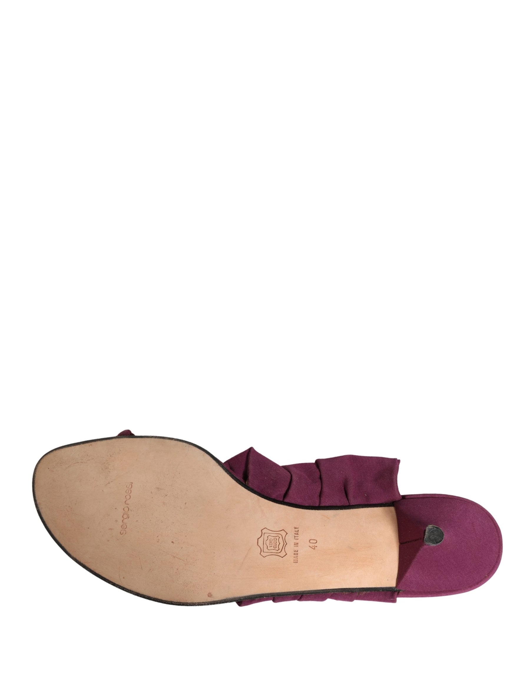 Dolce & Gabbana Violet Heels Sandals Shoes | Regal Royce