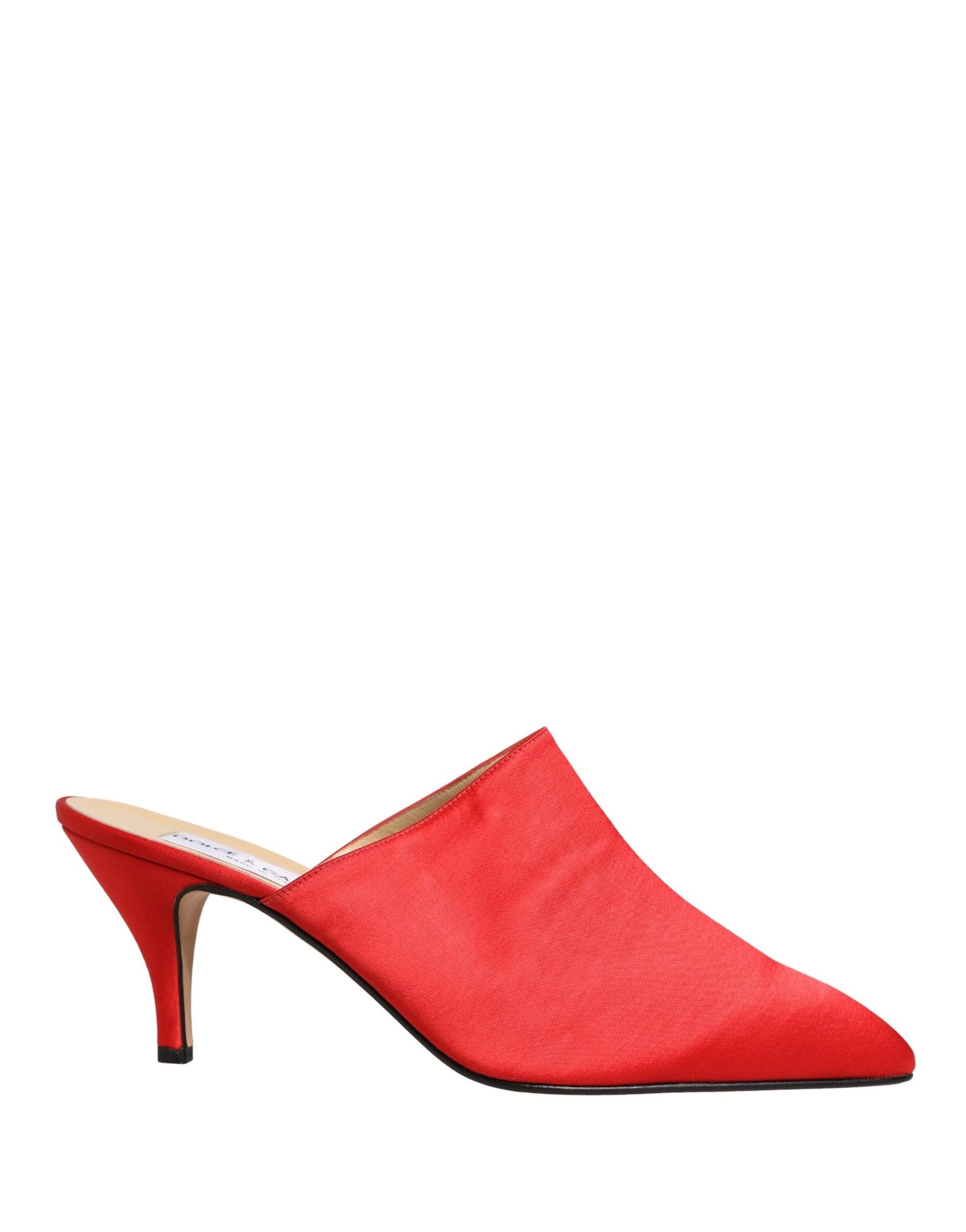 Dolce & Gabbana Red Suede Heel Mule Shoes | Regal Royce