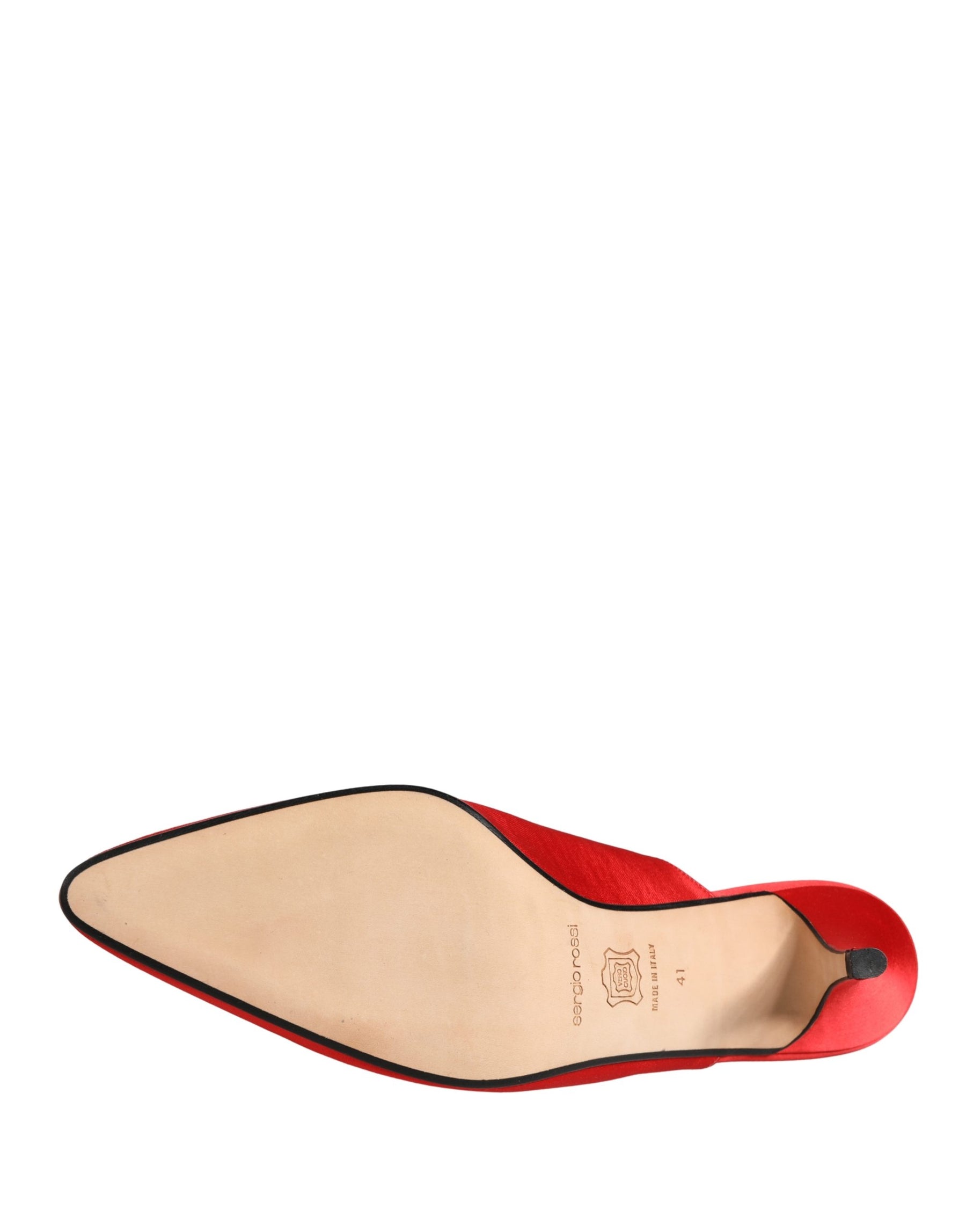 Dolce & Gabbana Red Suede Heel Mule Shoes | Regal Royce
