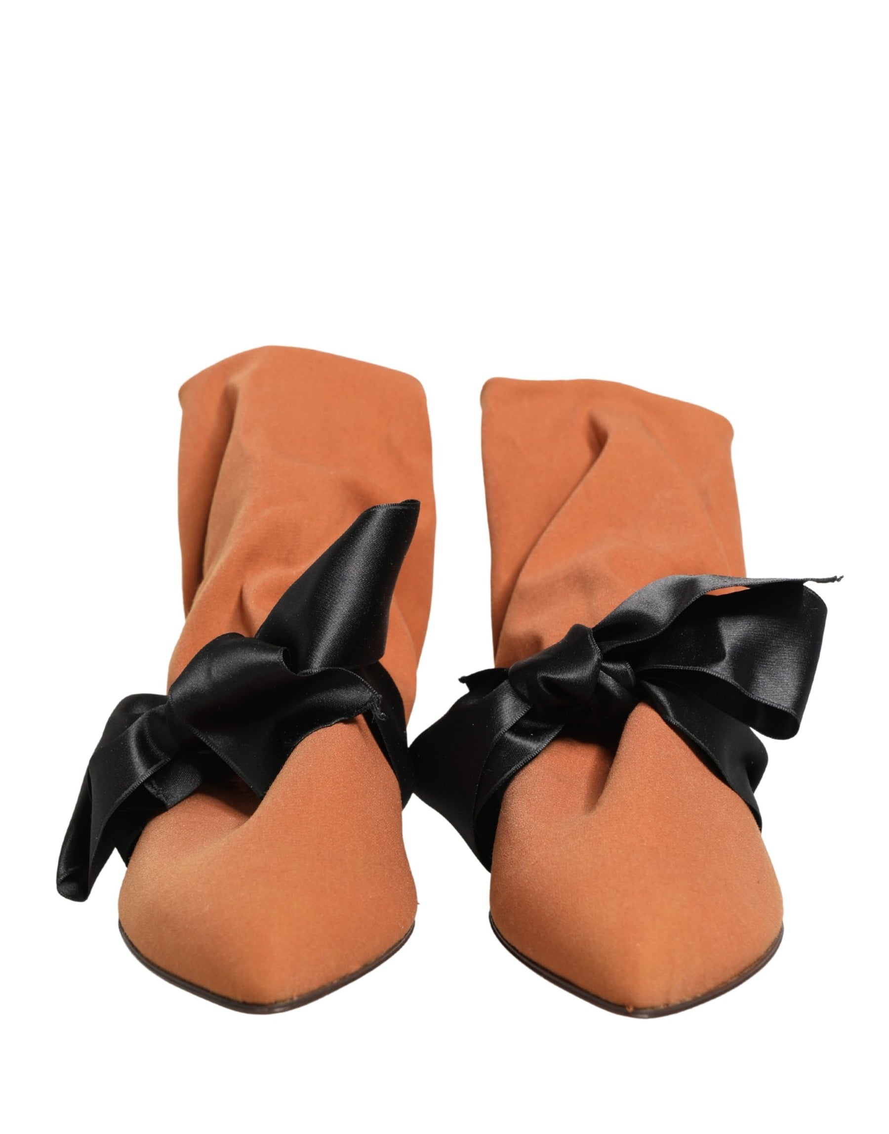 Dolce & Gabbana Brown Black Suede Boots Shoes | Regal Royce