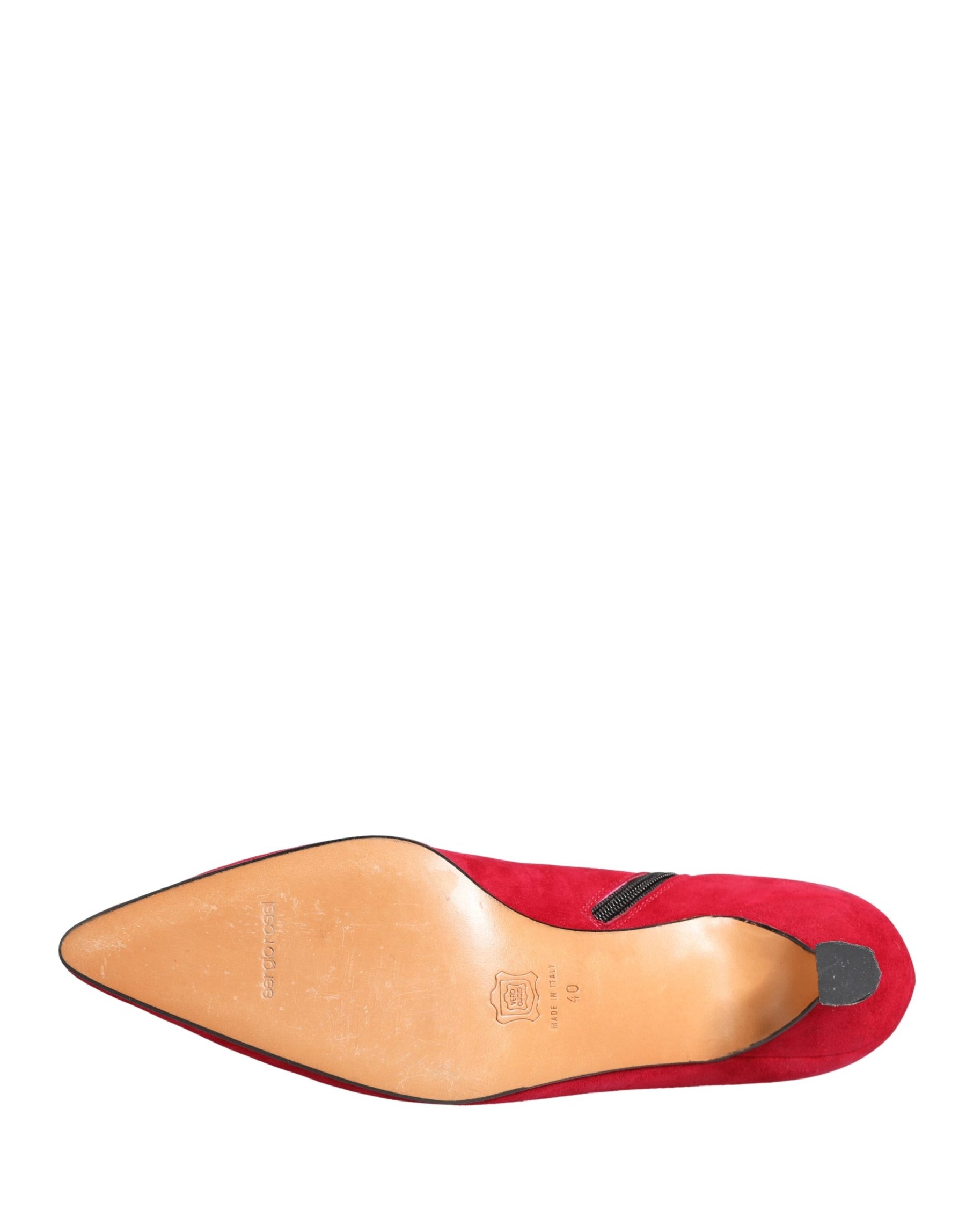 Dolce & Gabbana Red Suede Ankle Boots Shoes | Regal Royce