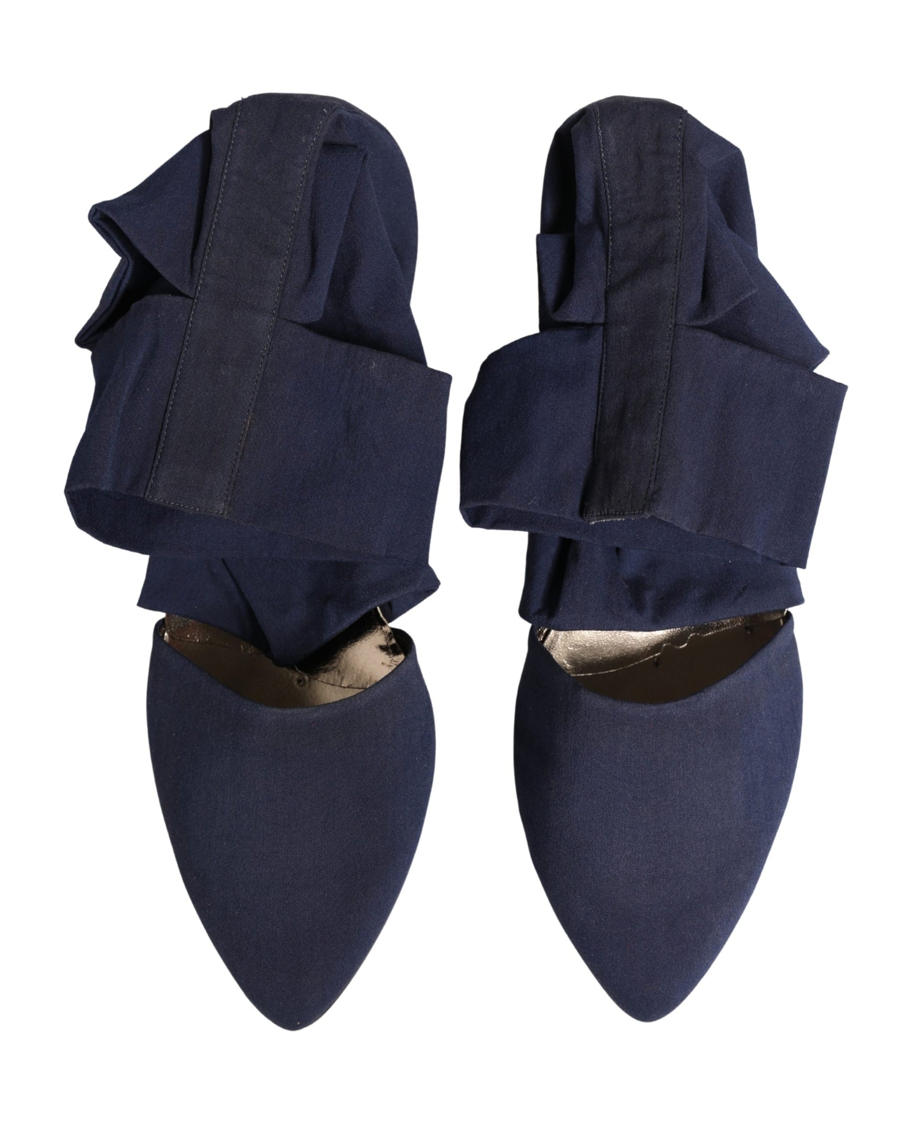 Dolce & Gabbana Blue Cotton Ankle Boots Shoes | Regal Royce