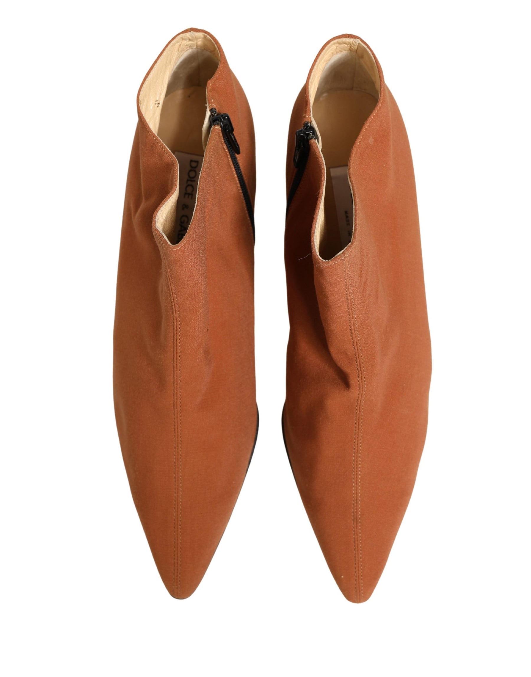 Dolce & Gabbana Brown Suede Ankle Boots Shoes | Regal Royce