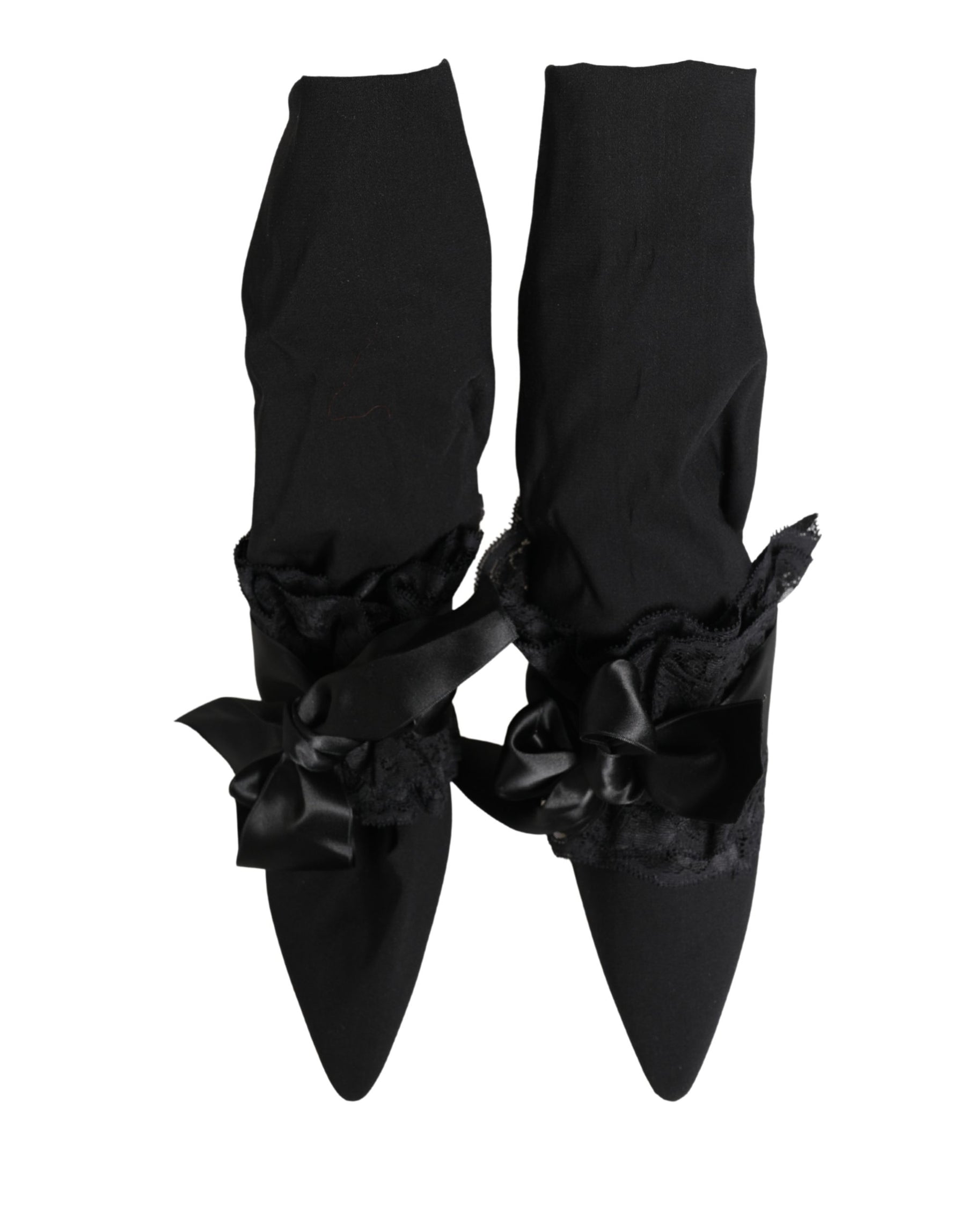Dolce & Gabbana Black Suede Mid Calf Boots Shoes | Regal Royce