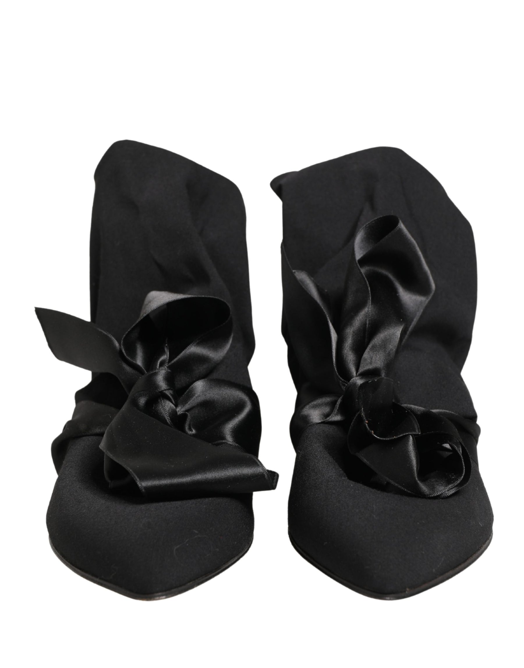 Dolce & Gabbana Black Suede Ankle Boots Shoes | Regal Royce