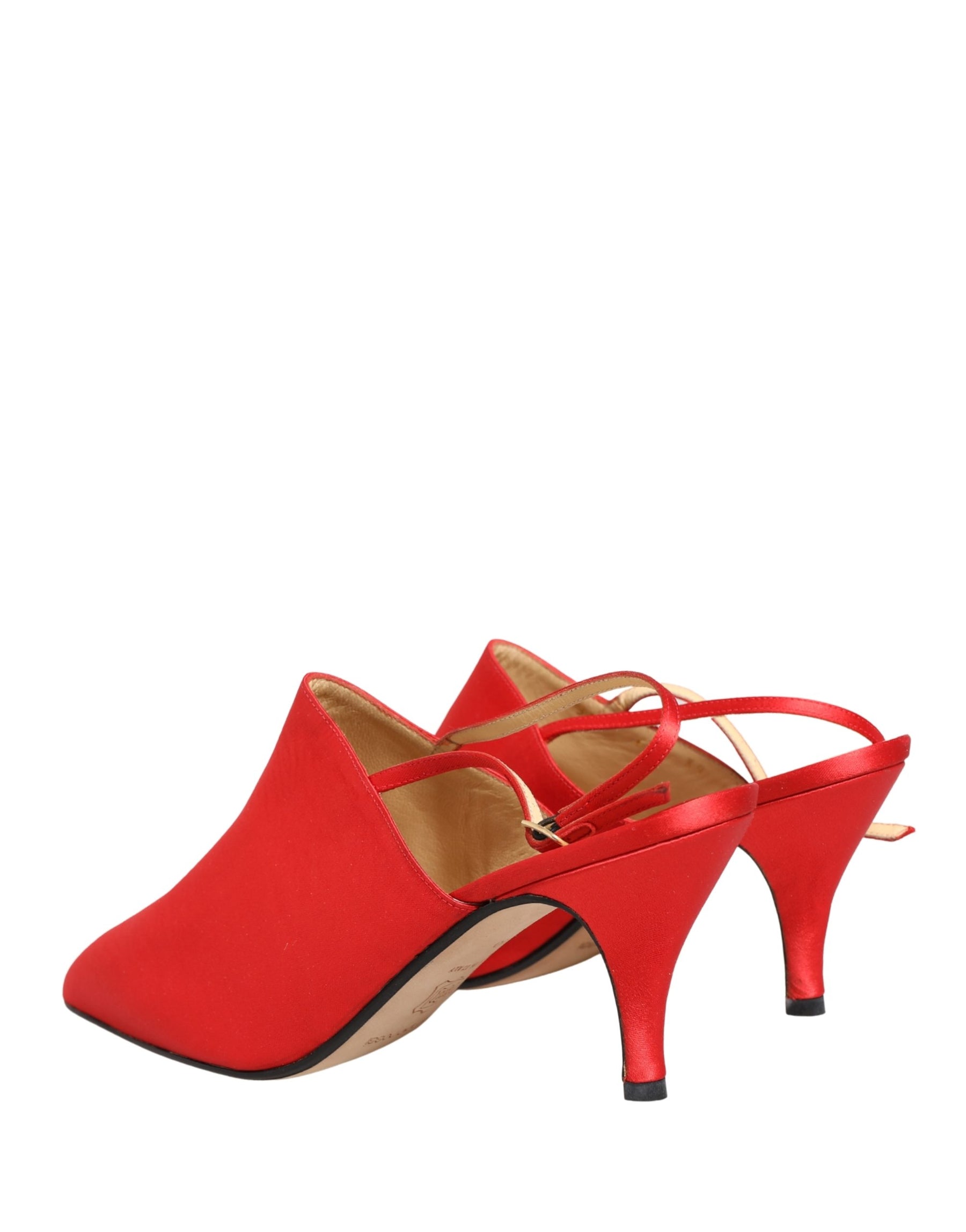 Dolce & Gabbana Red Suede Heel Slingback Shoes | Regal Royce