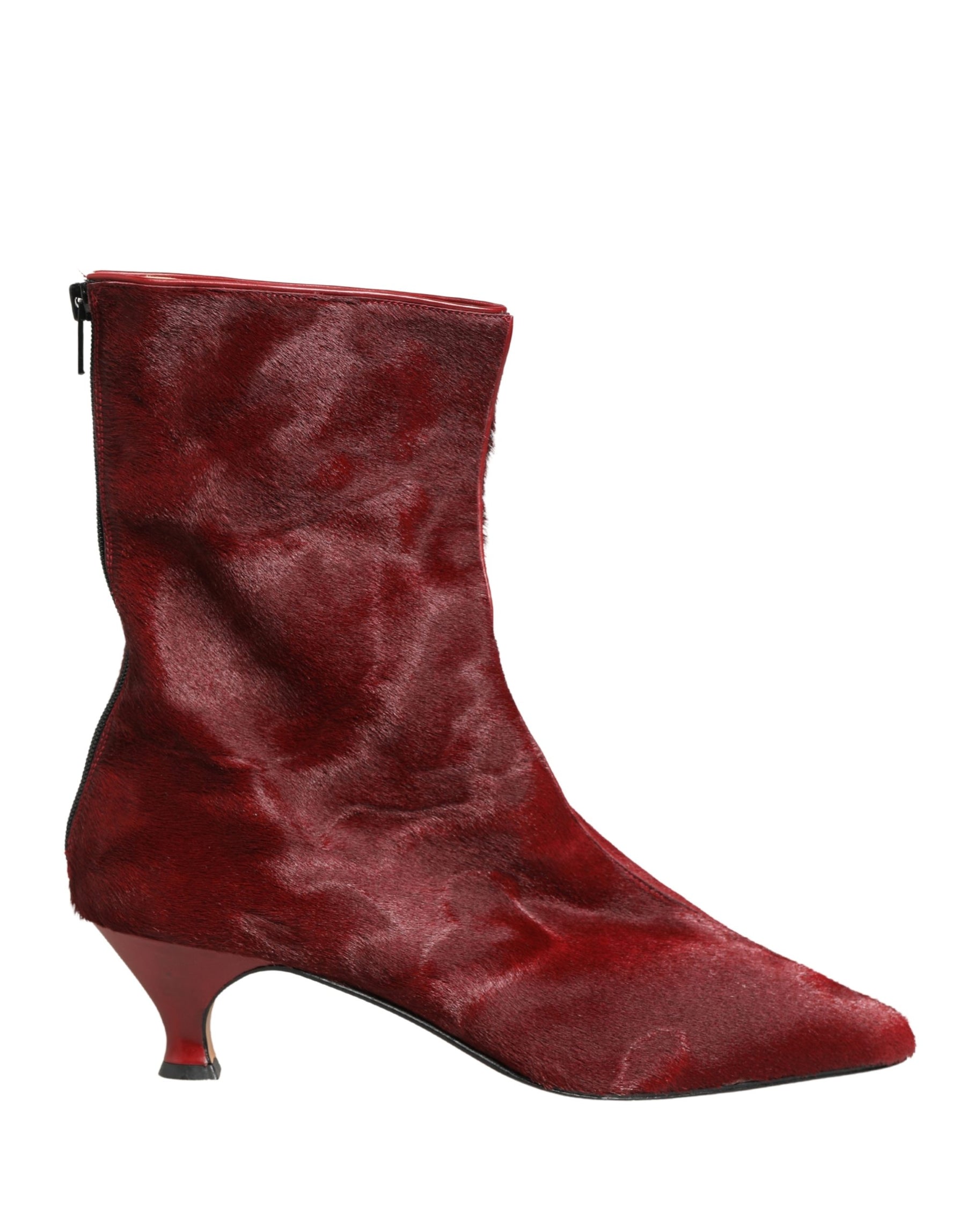 Dolce & Gabbana Burgundy Mid Calf Boots Shoes | Regal Royce