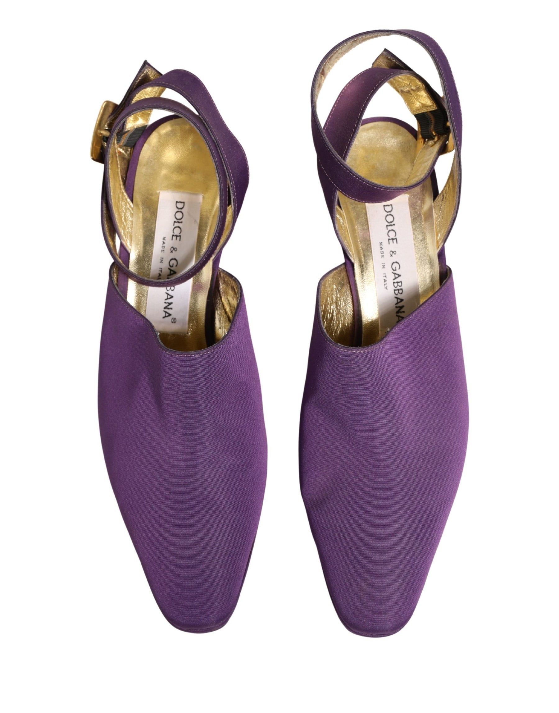 Dolce & Gabbana Purple Suede Sandals Shoes | Regal Royce