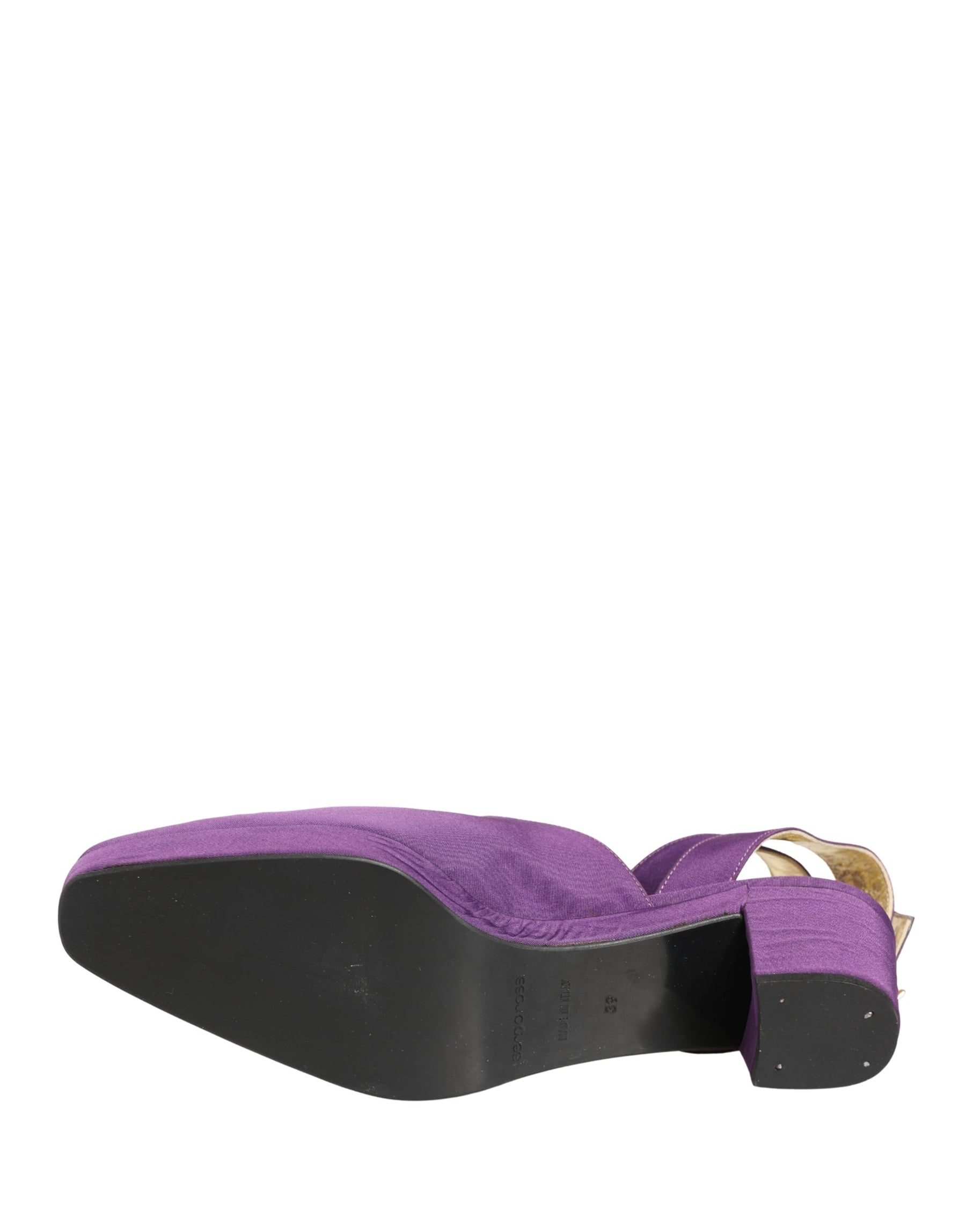 Dolce & Gabbana Purple Suede Sandals Shoes | Regal Royce
